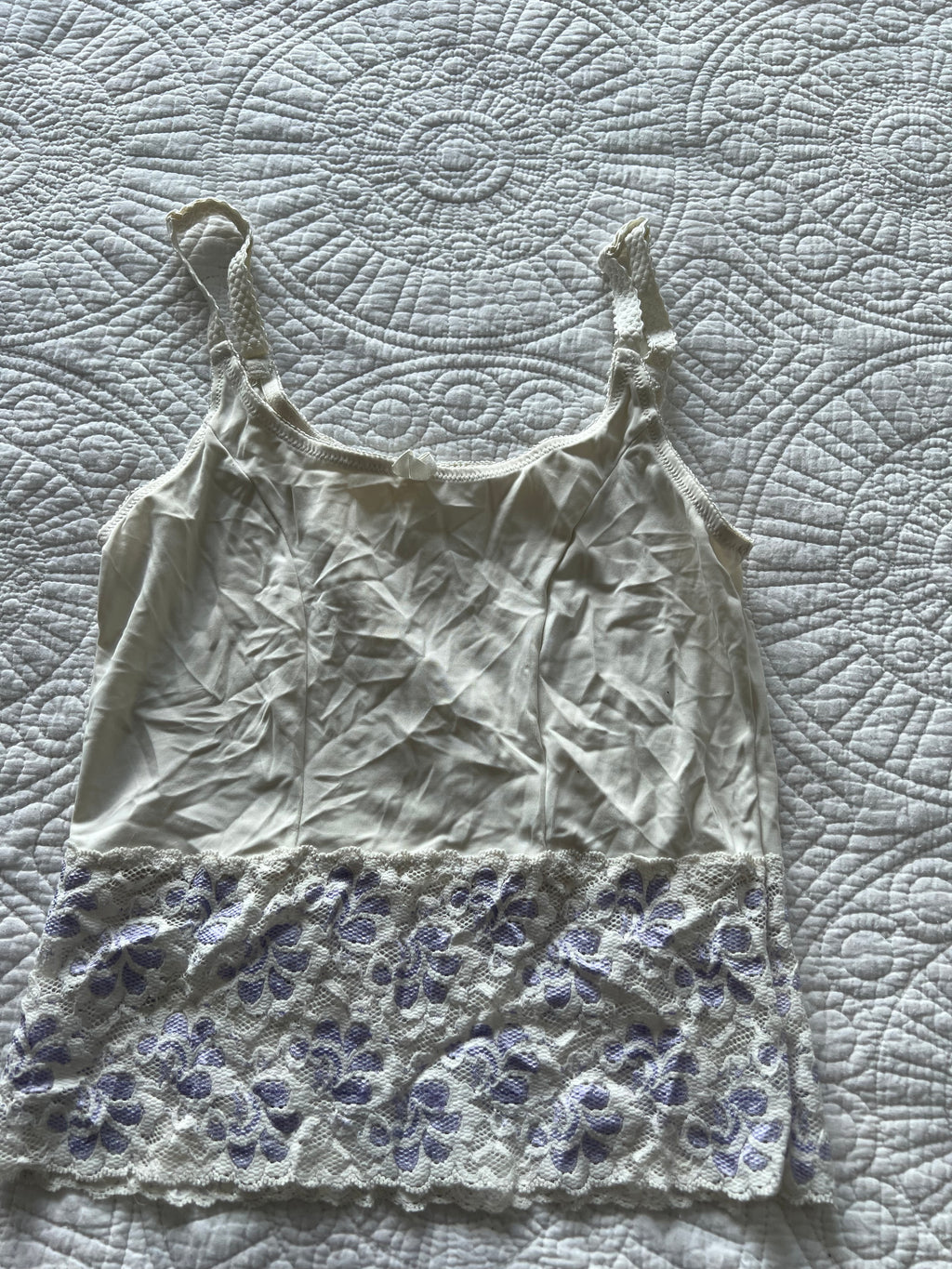 white strappy top
