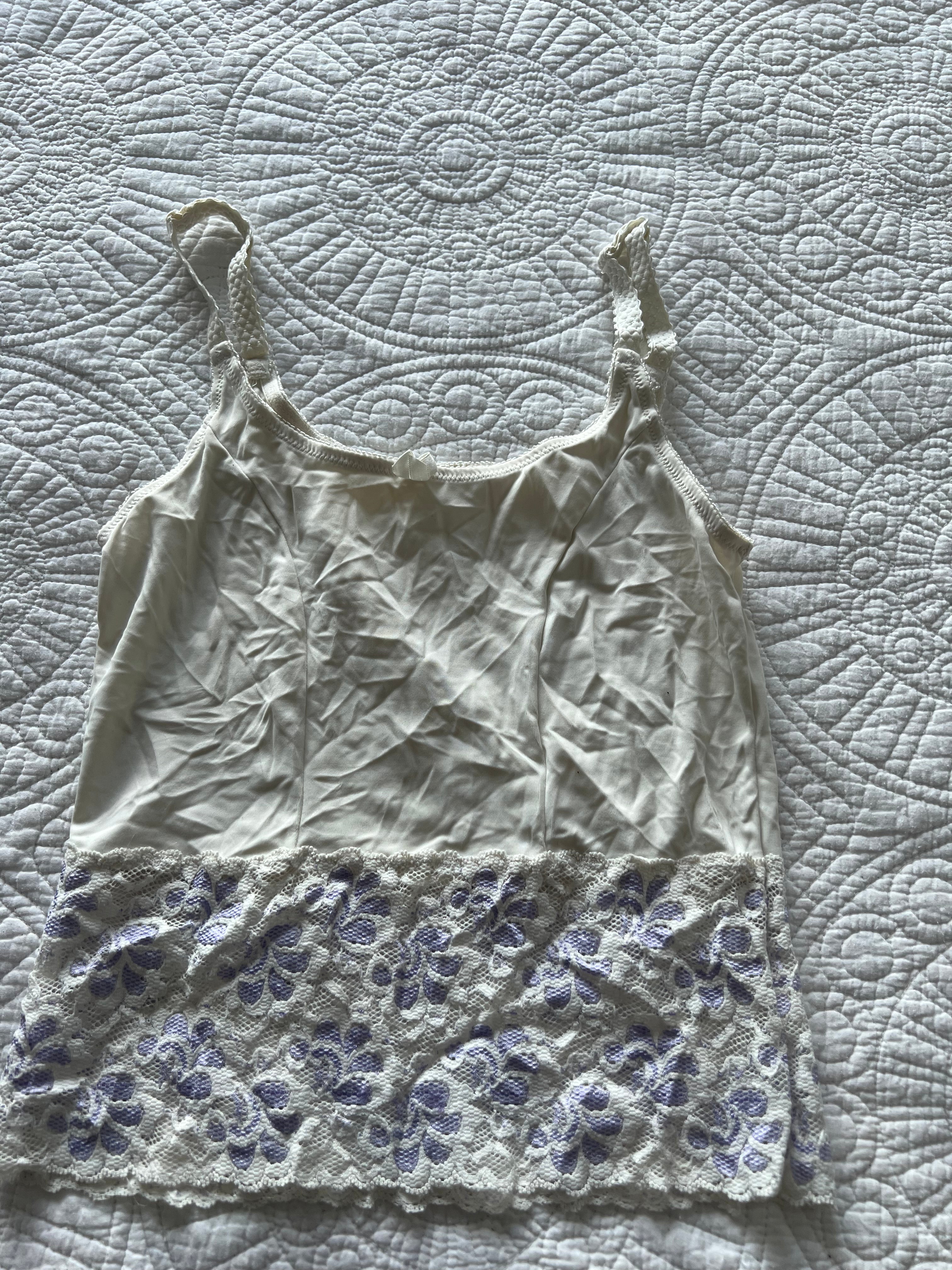 white strappy top