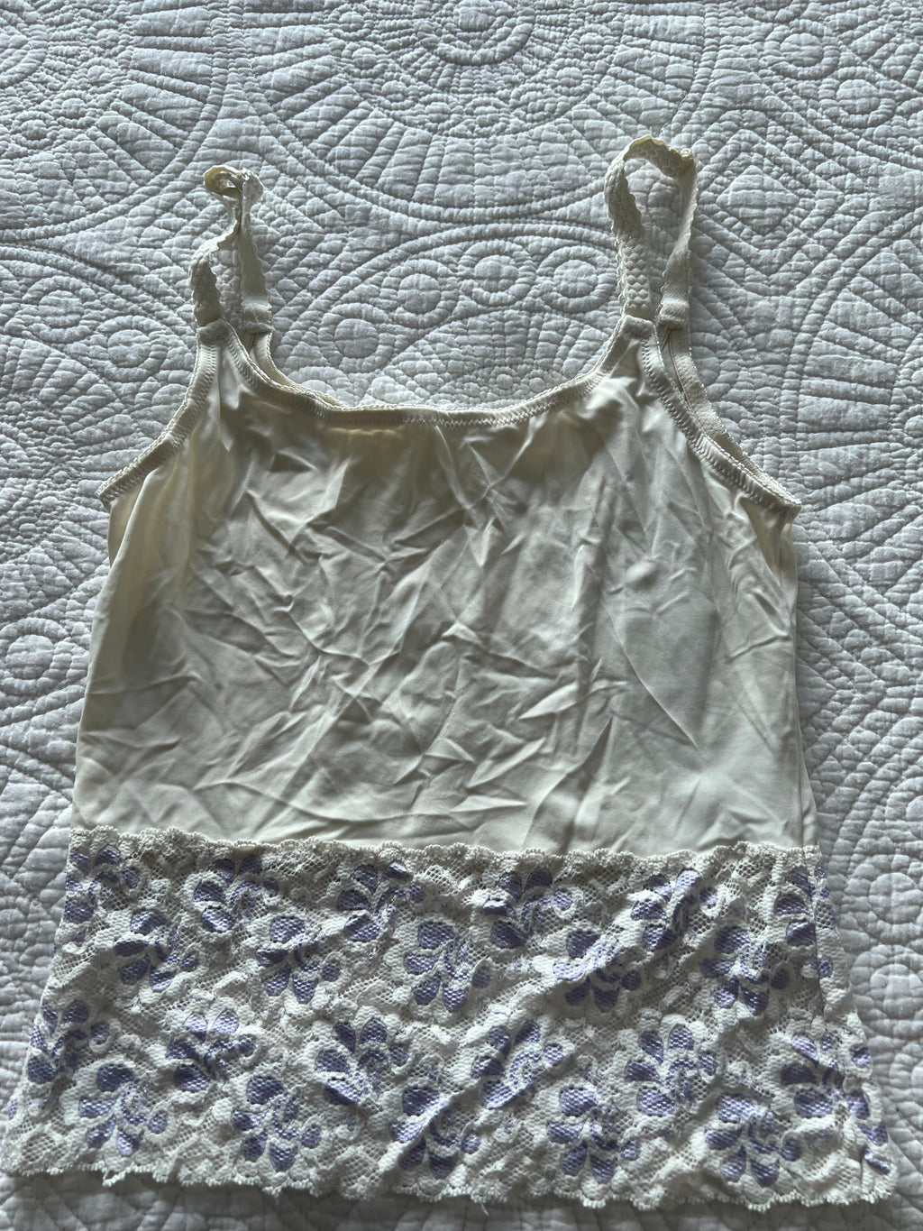 white strappy top