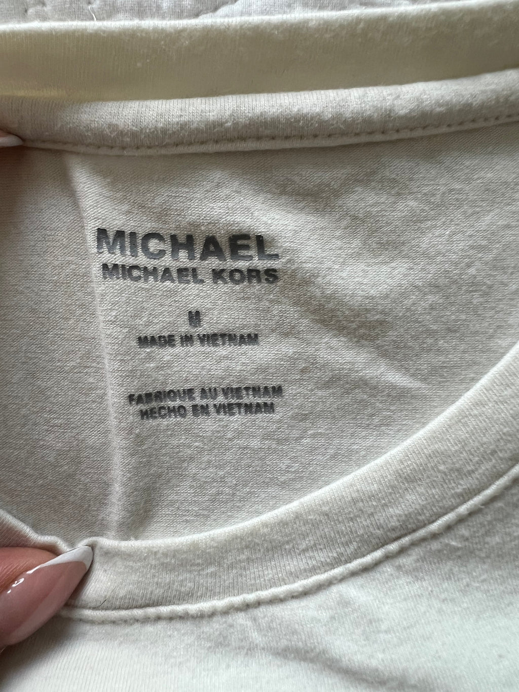 White Michael Kors t-shirt