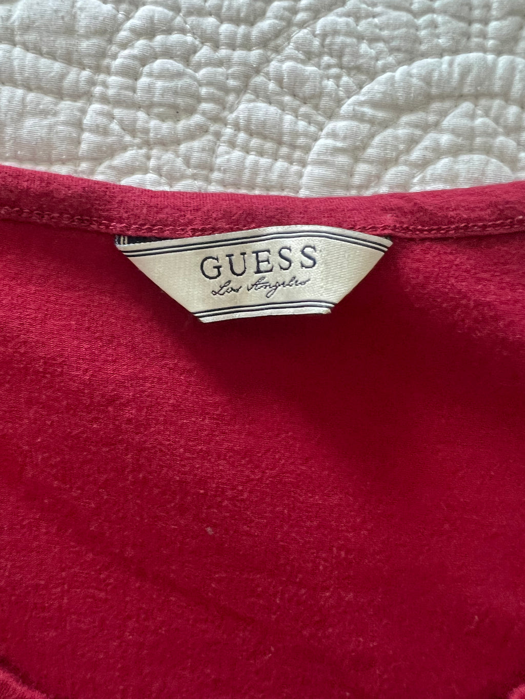 Guess red t-shirt