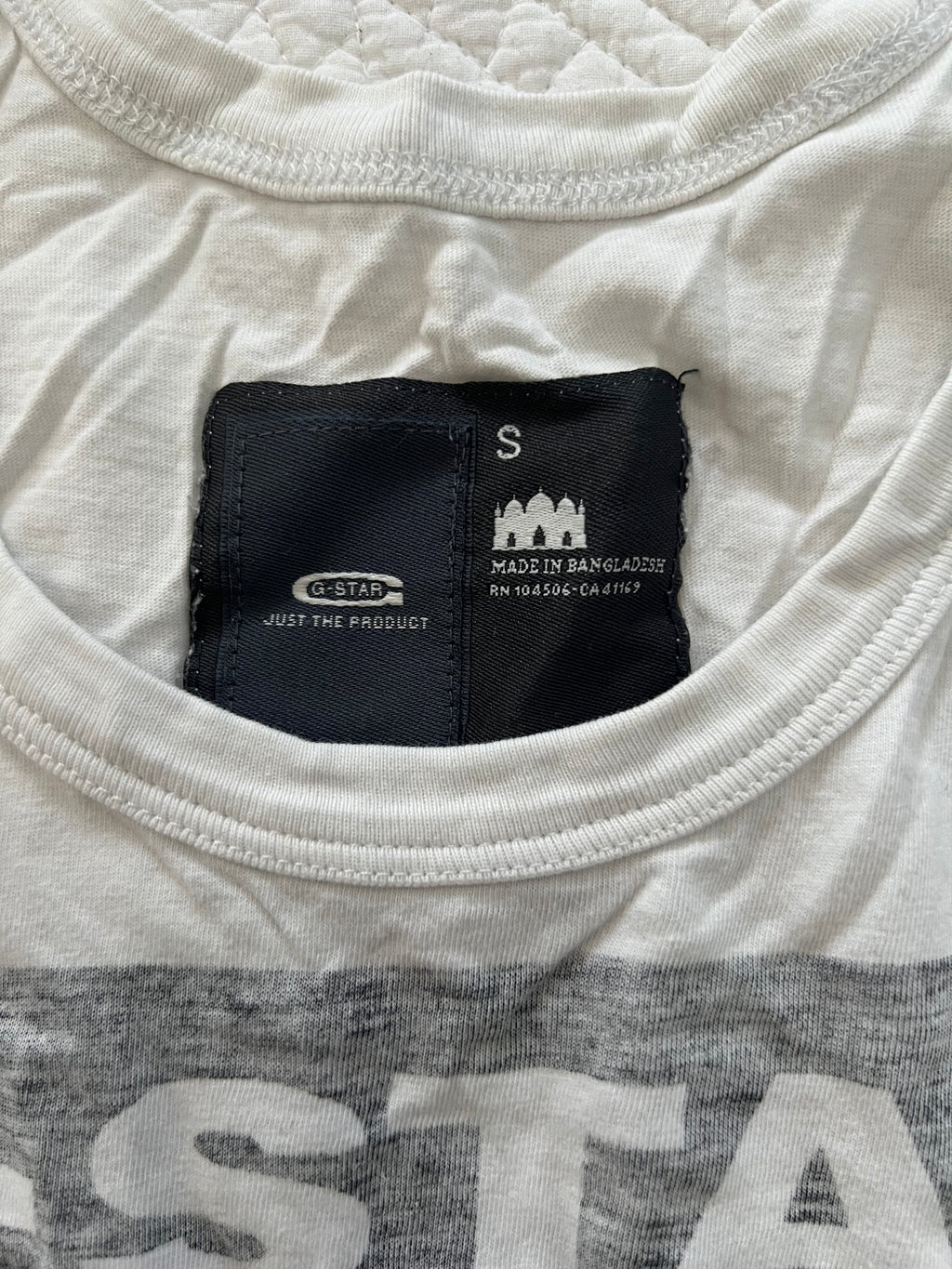 G star white vest