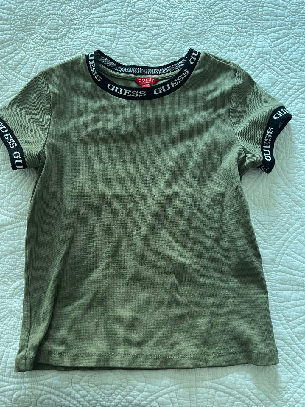 Guess green top