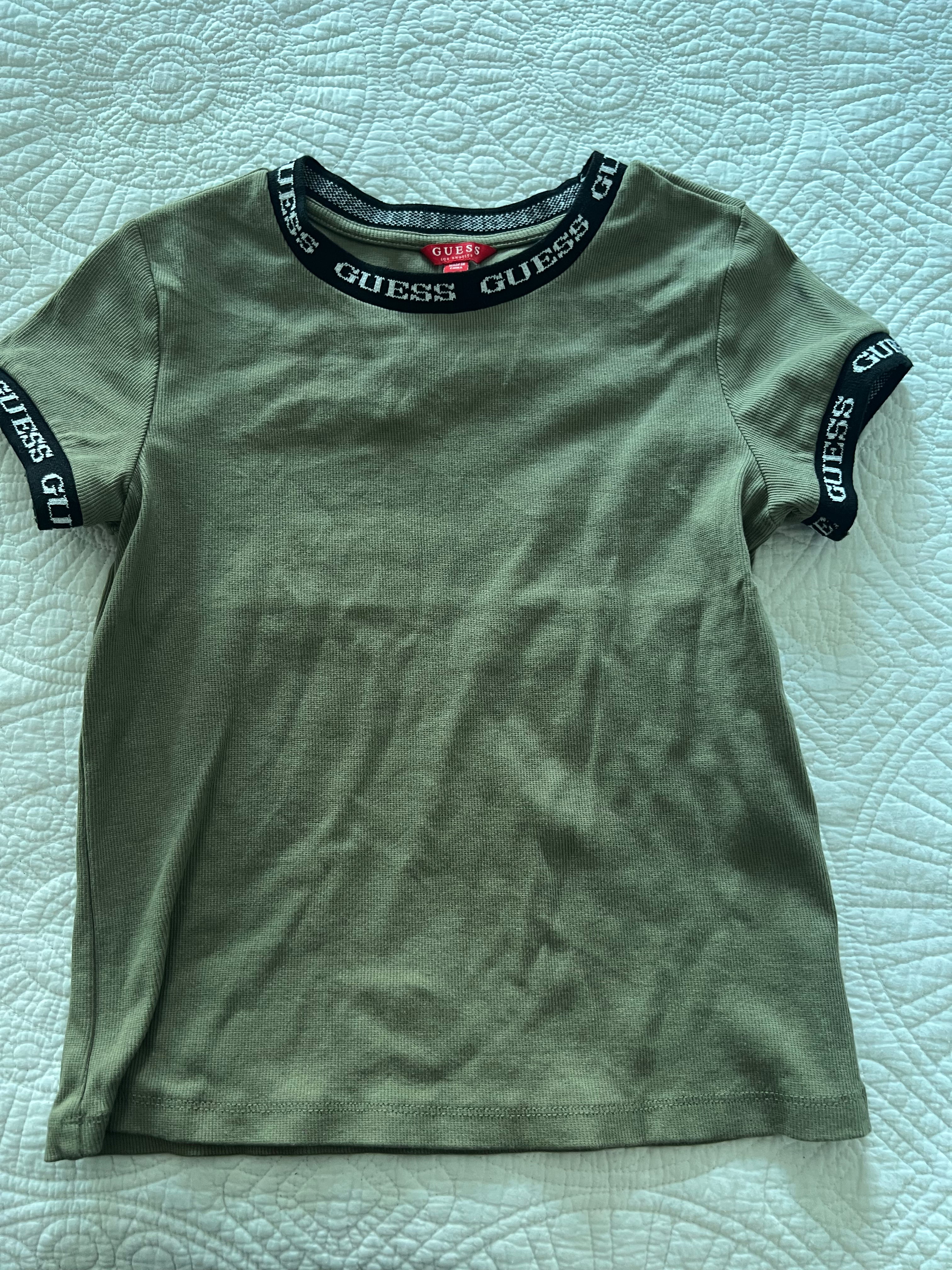 Guess green top