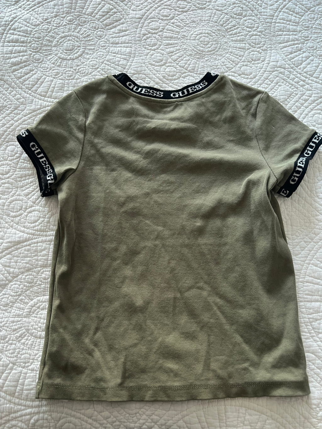 Guess green top