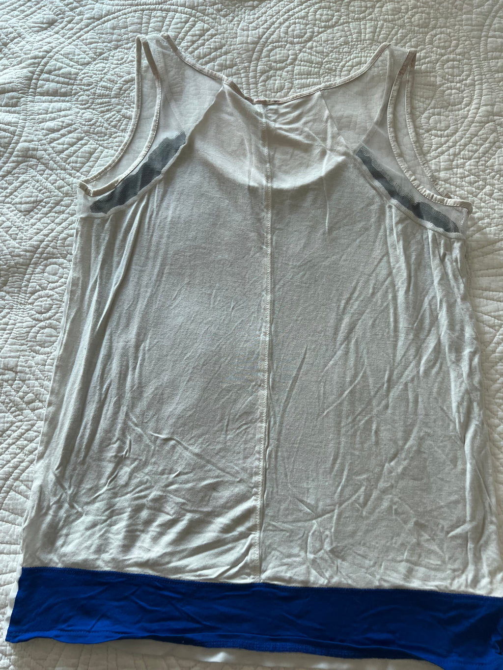Black & white vest