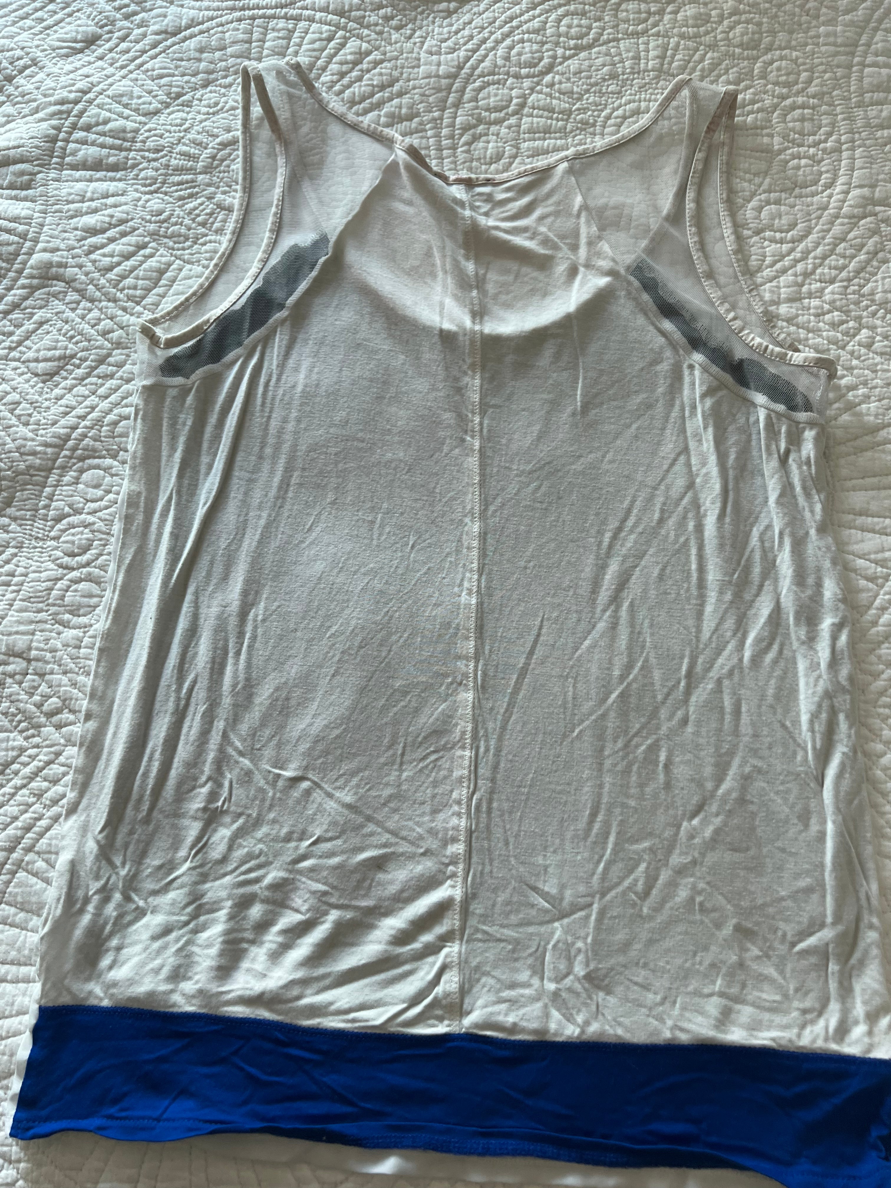 Black & white vest
