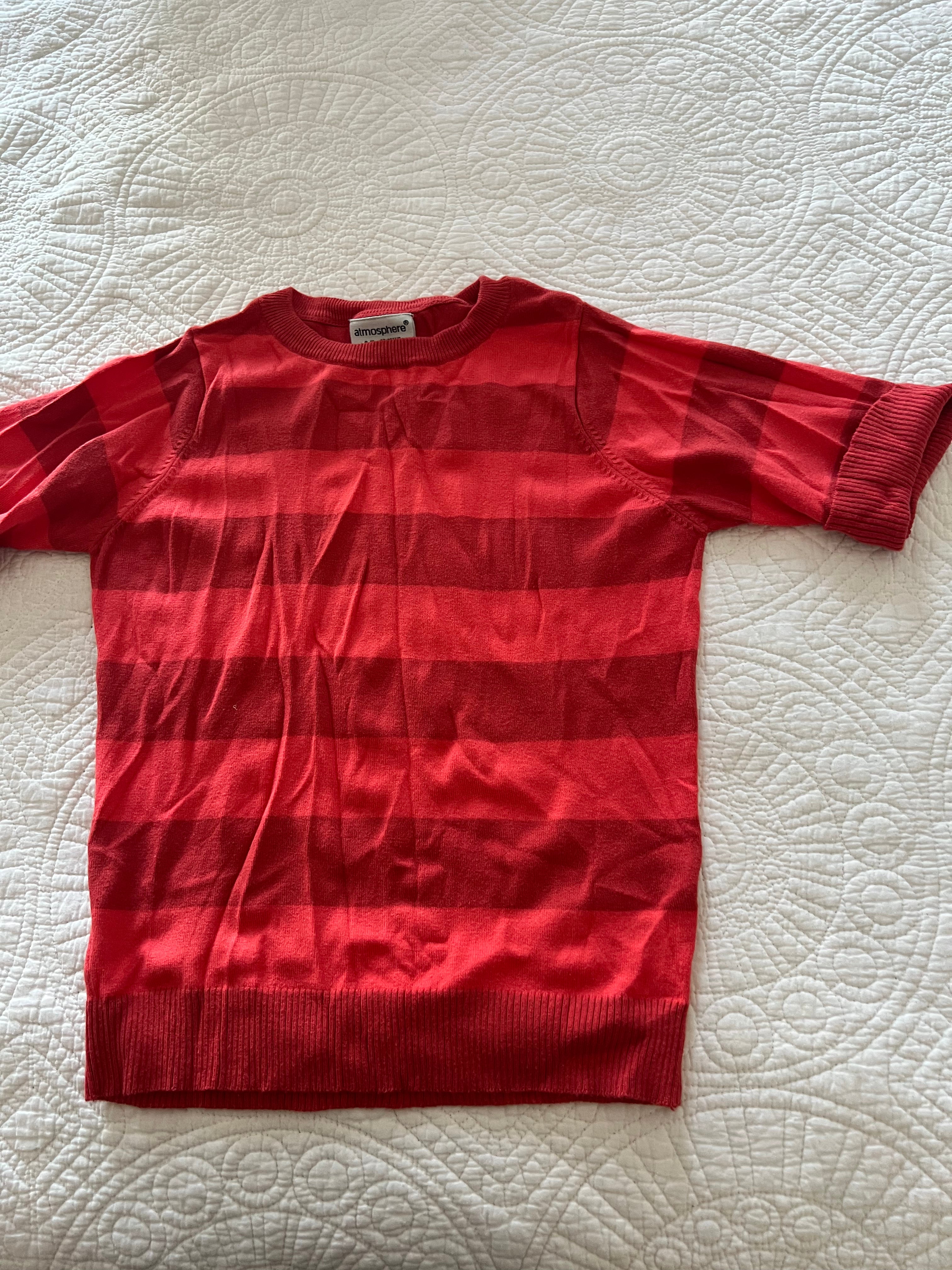 Red strippy jumper
