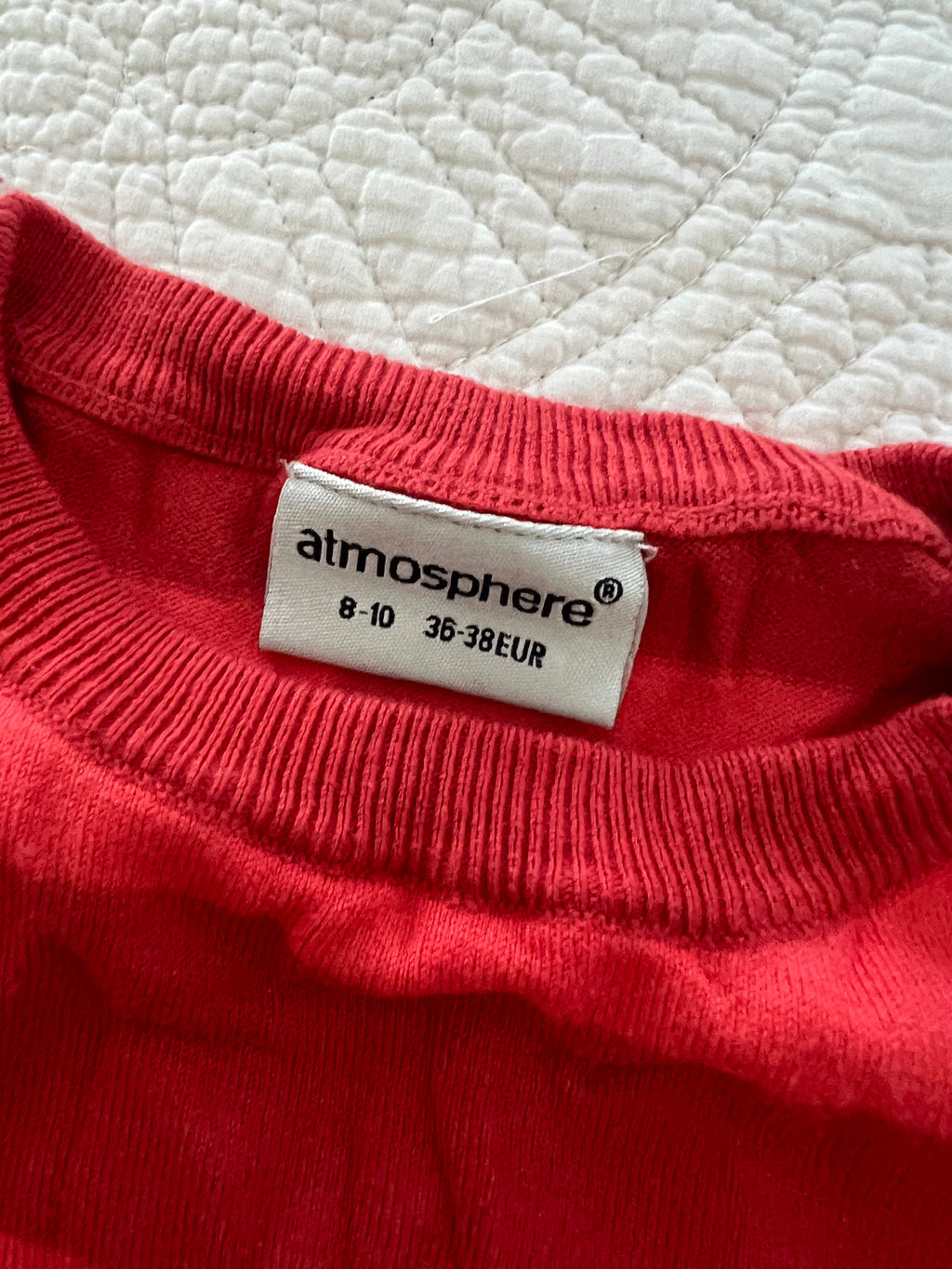 Red strippy jumper