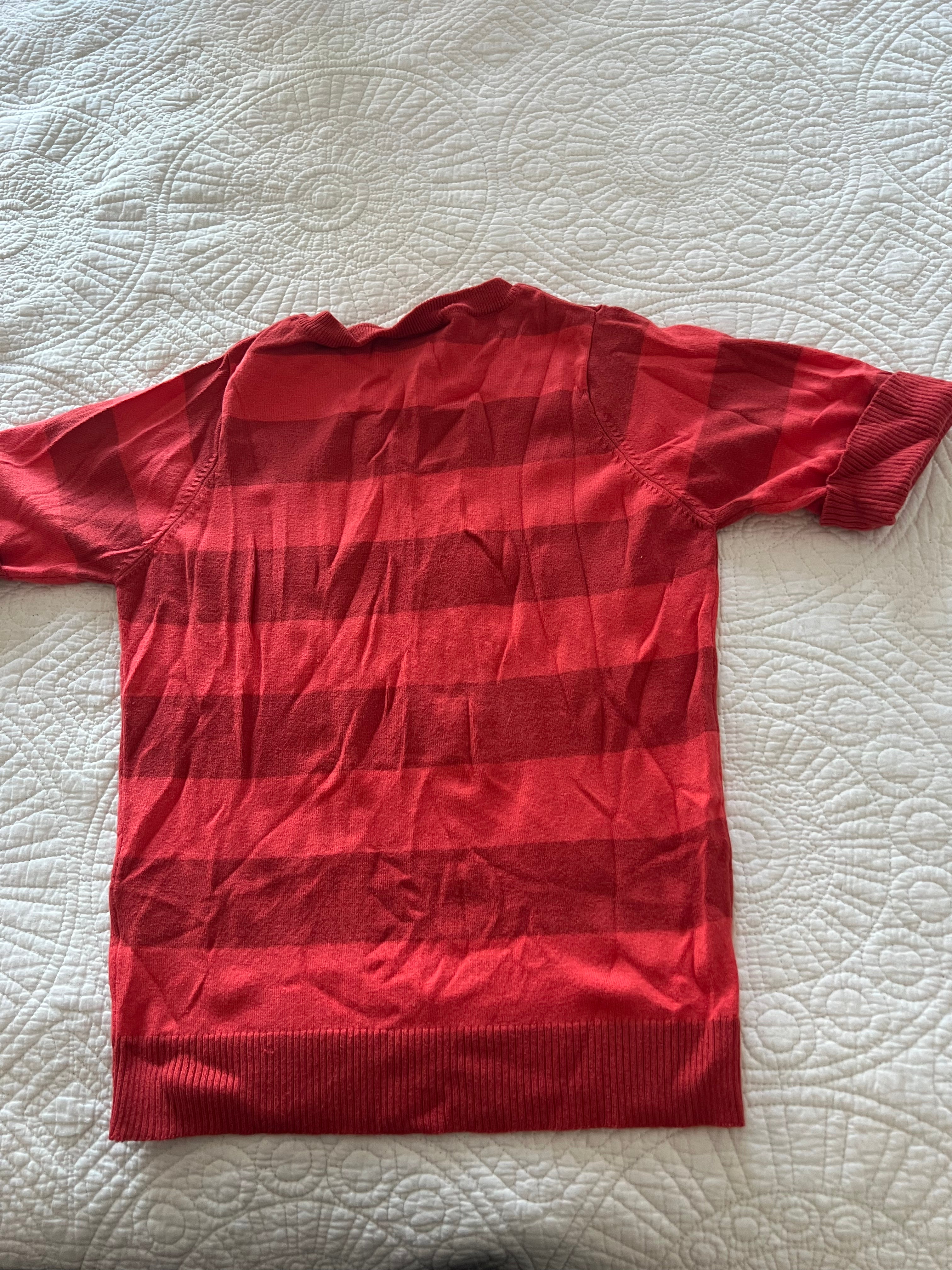 Red strippy jumper