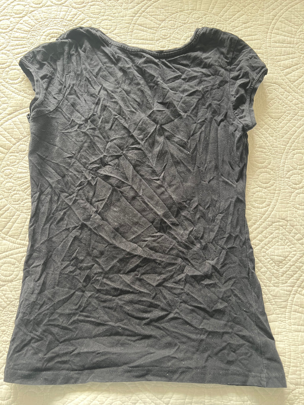 V neck grey t-shirt
