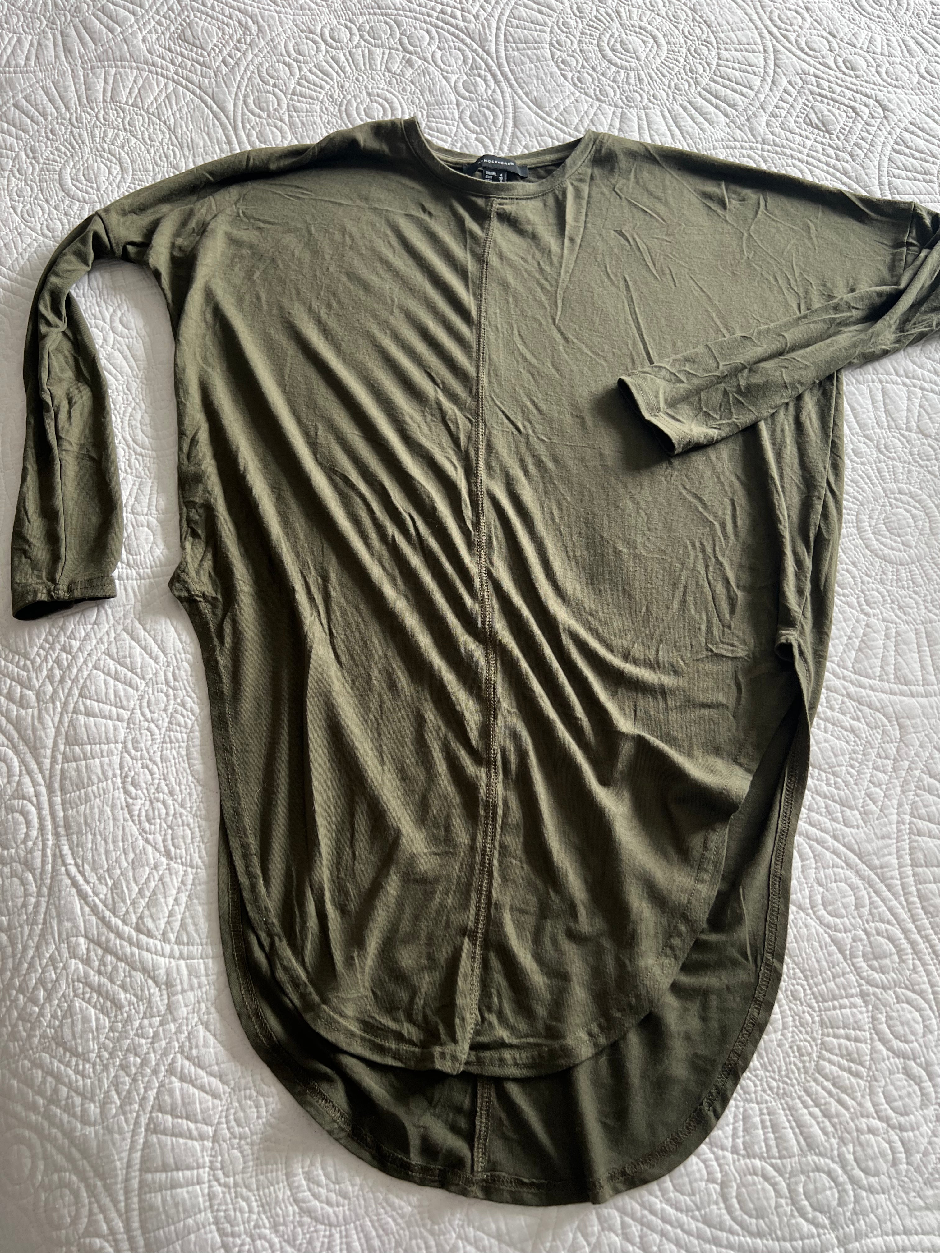 Dark green flowy top