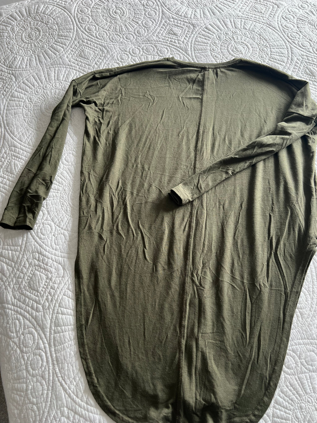 Dark green flowy top