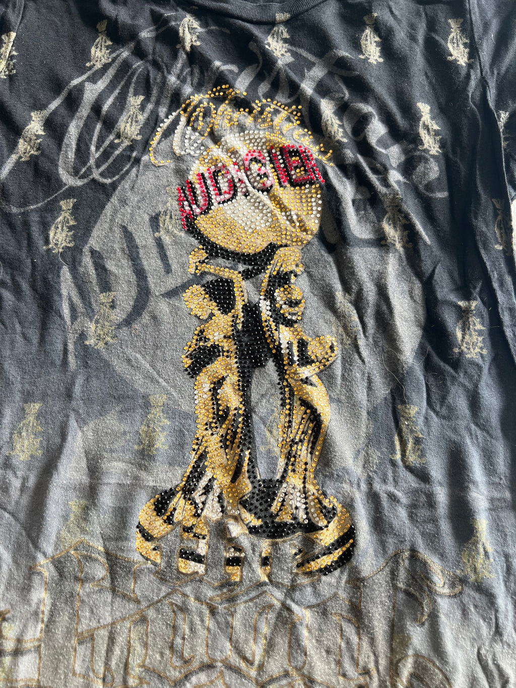 Ed Hardy black & nude top/dress