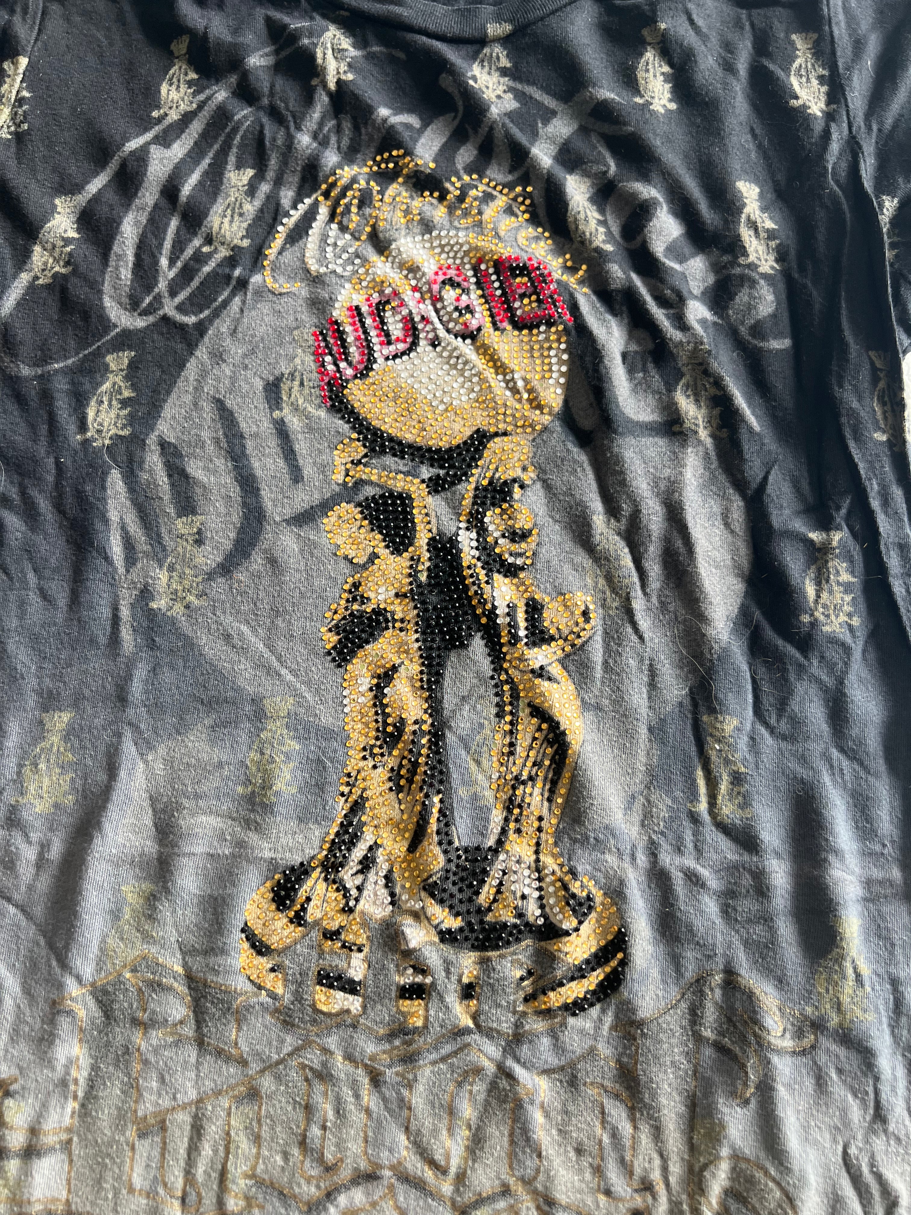 Ed Hardy black & nude top/dress