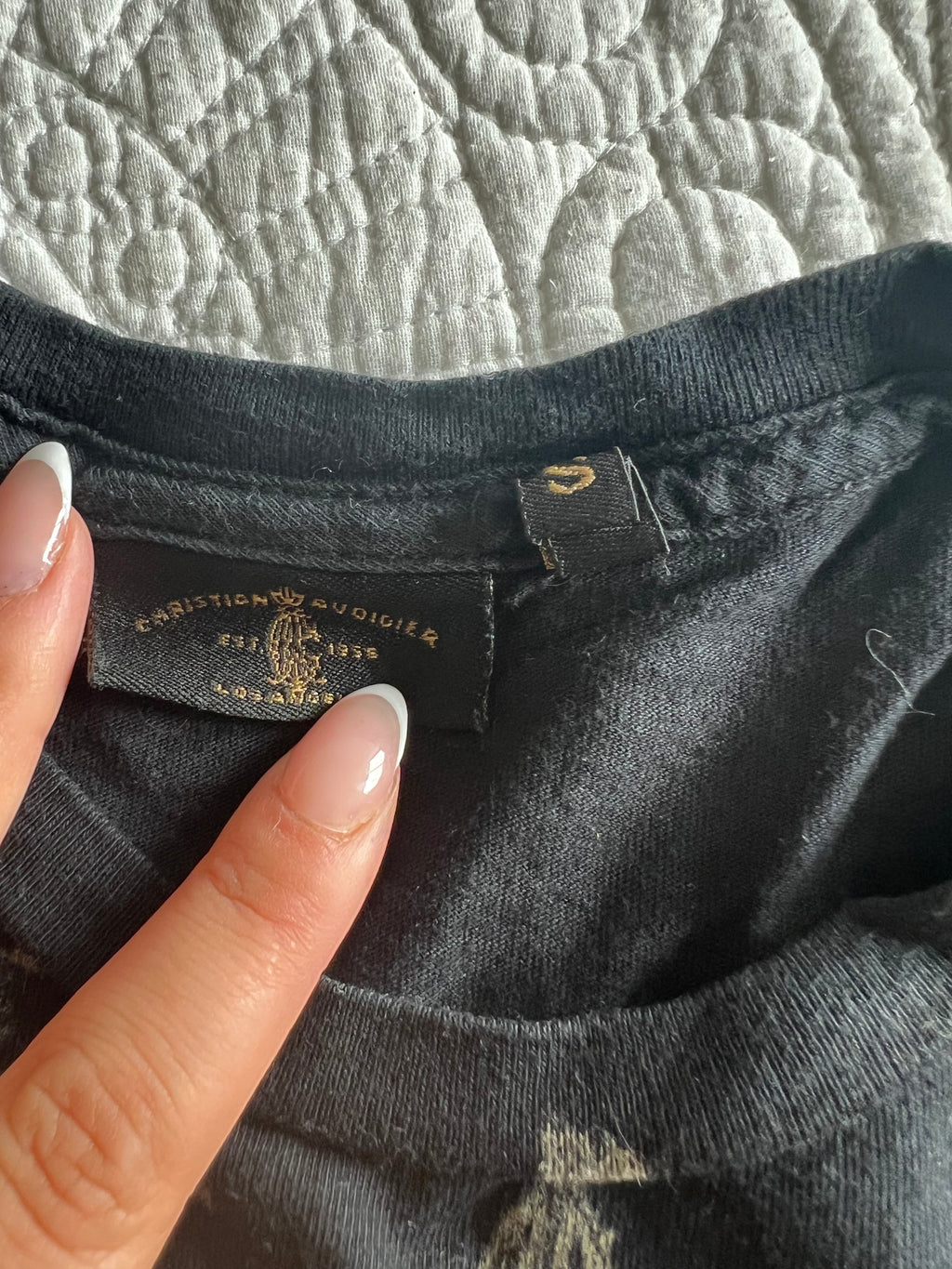 Ed Hardy black & nude top/dress