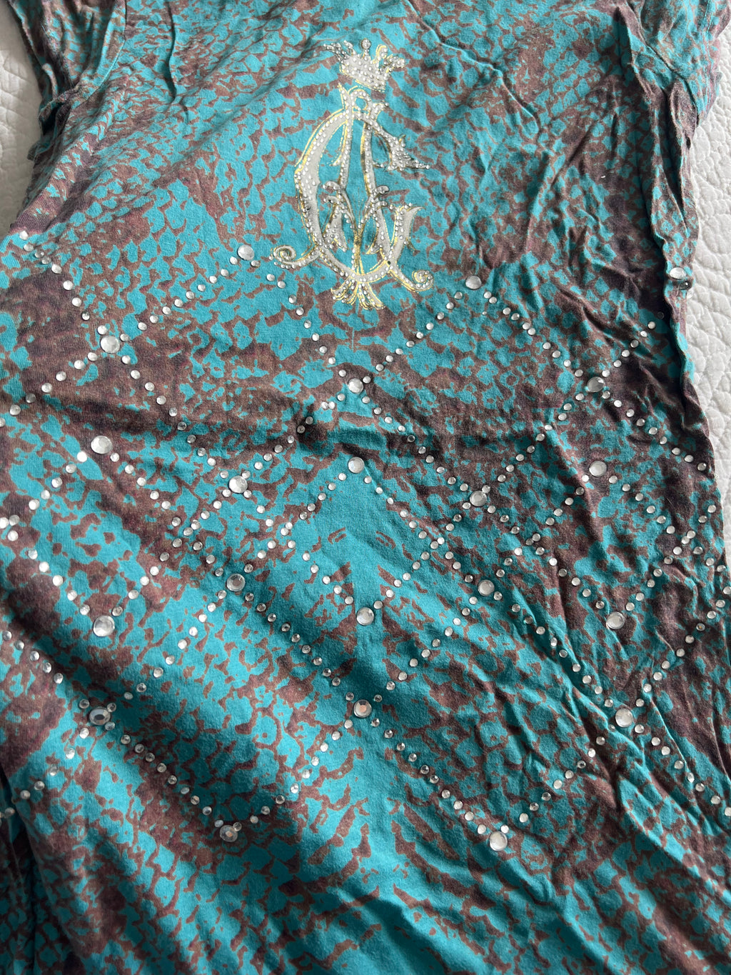 Ed Hardy green top/dress