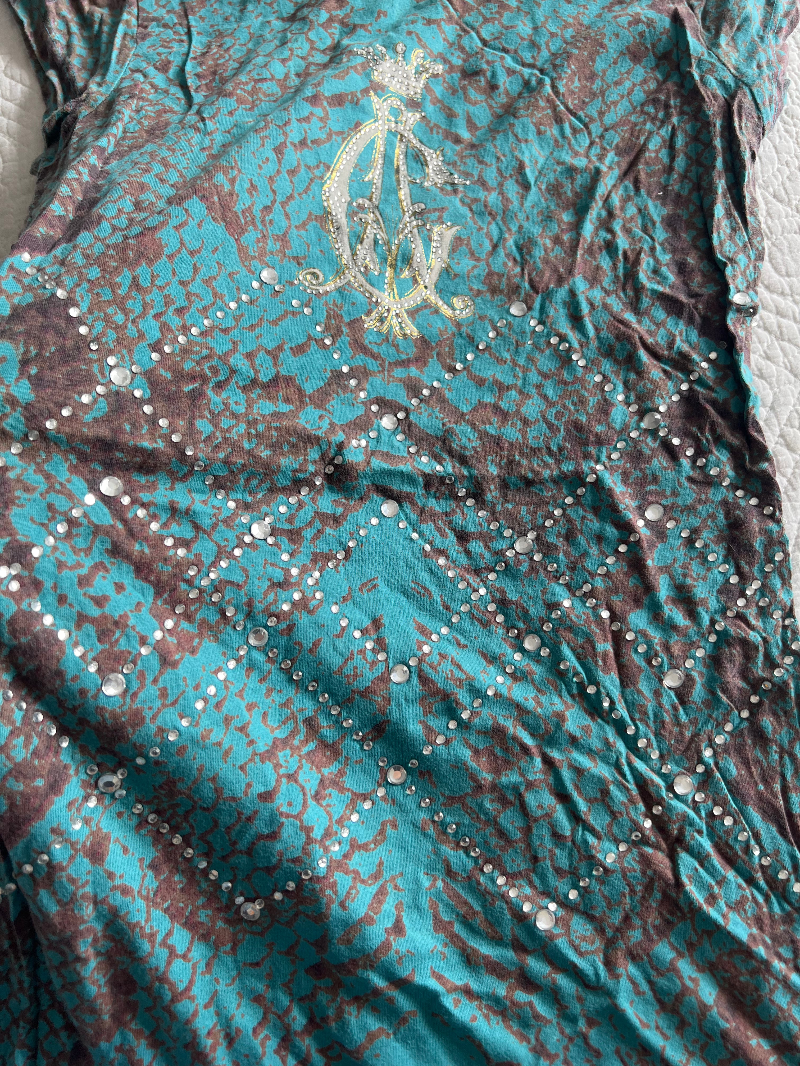 Ed Hardy green top/dress