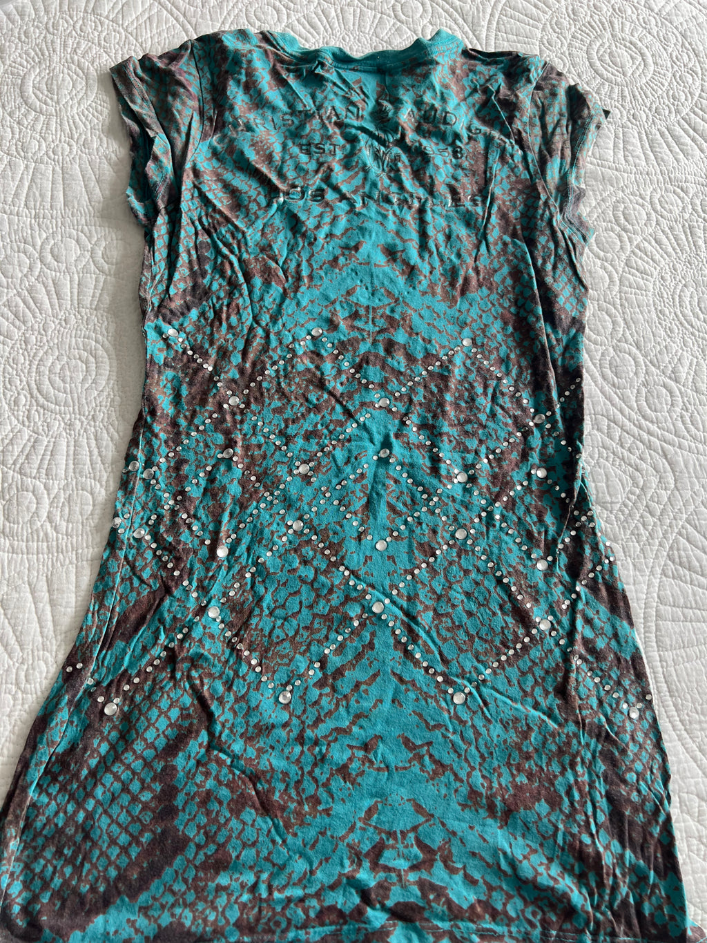 Ed Hardy green top/dress