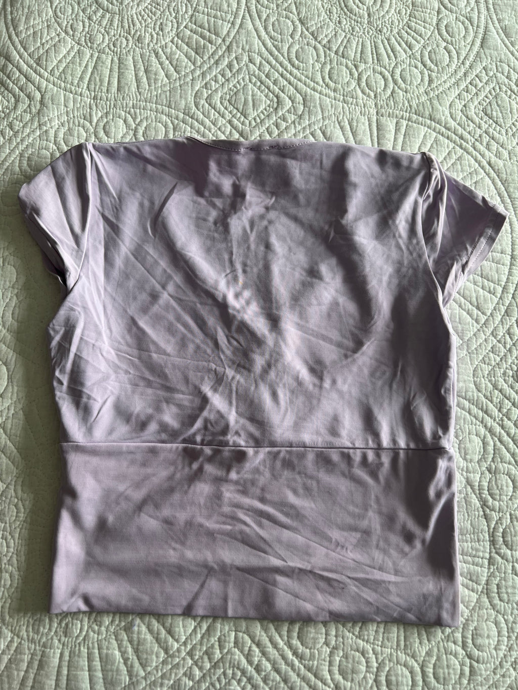 Purple crop top