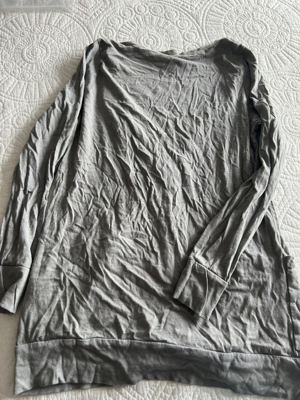 Button up grey cardigan
