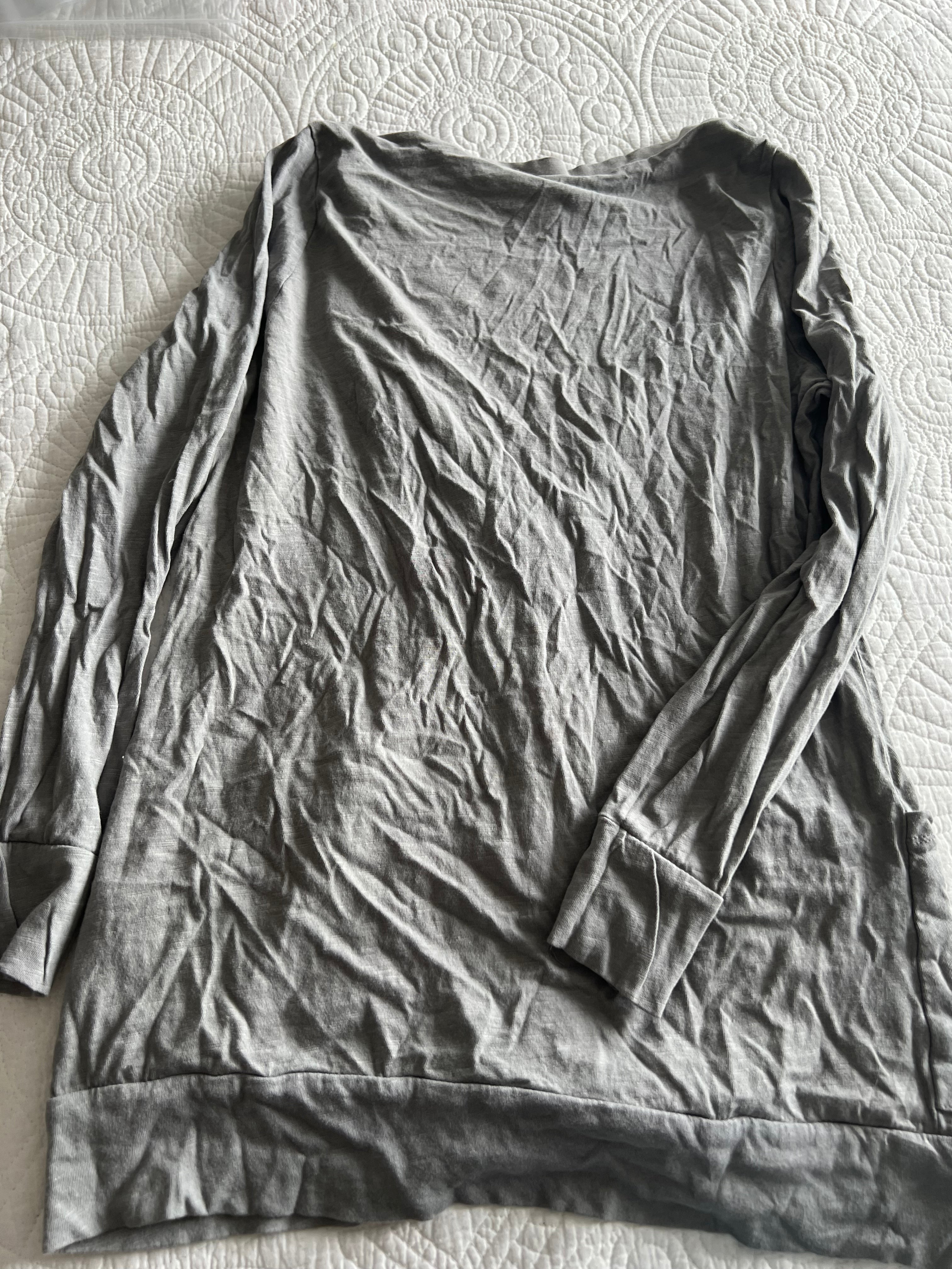 Button up grey cardigan