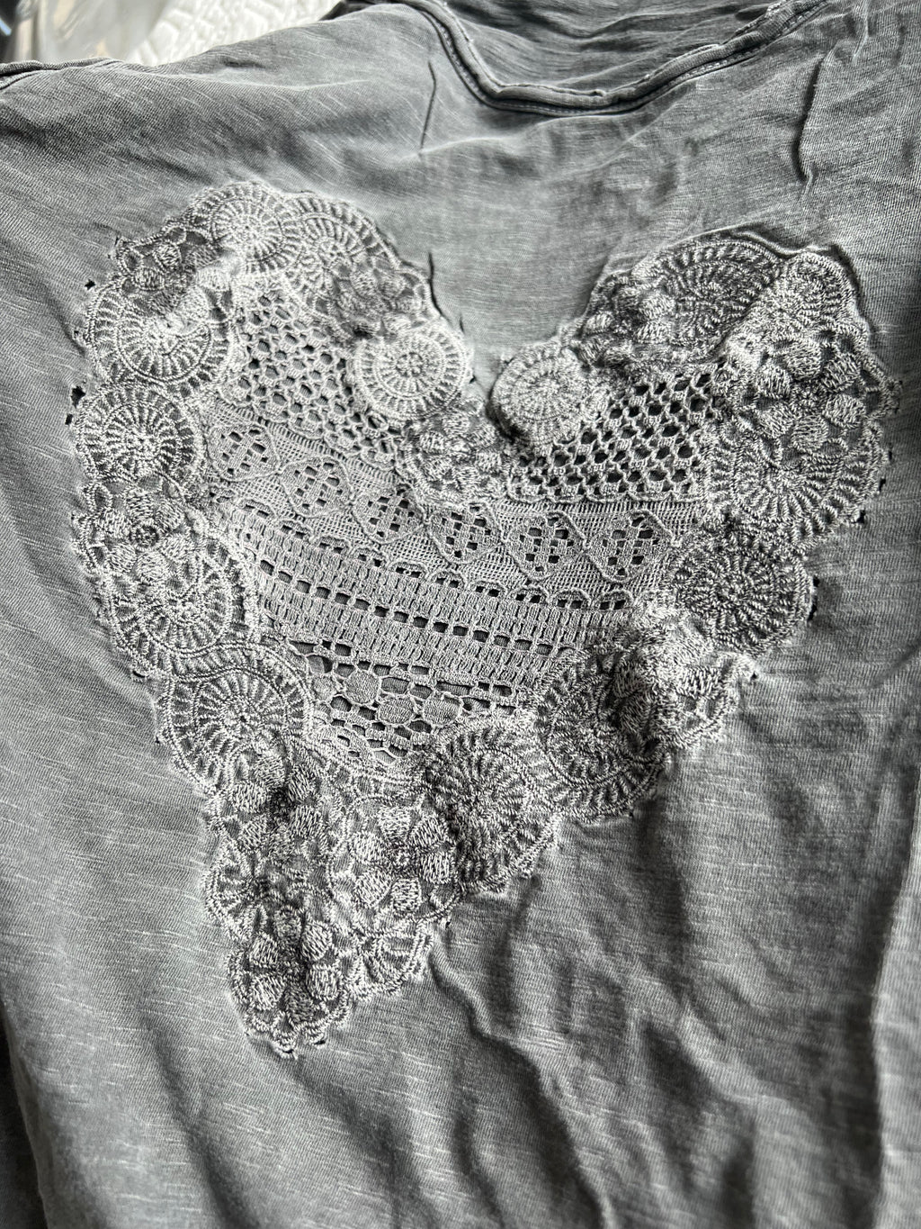 Grey vest top
