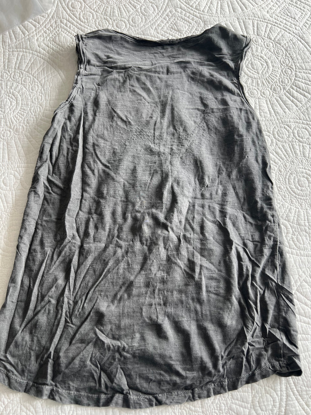 Grey vest top