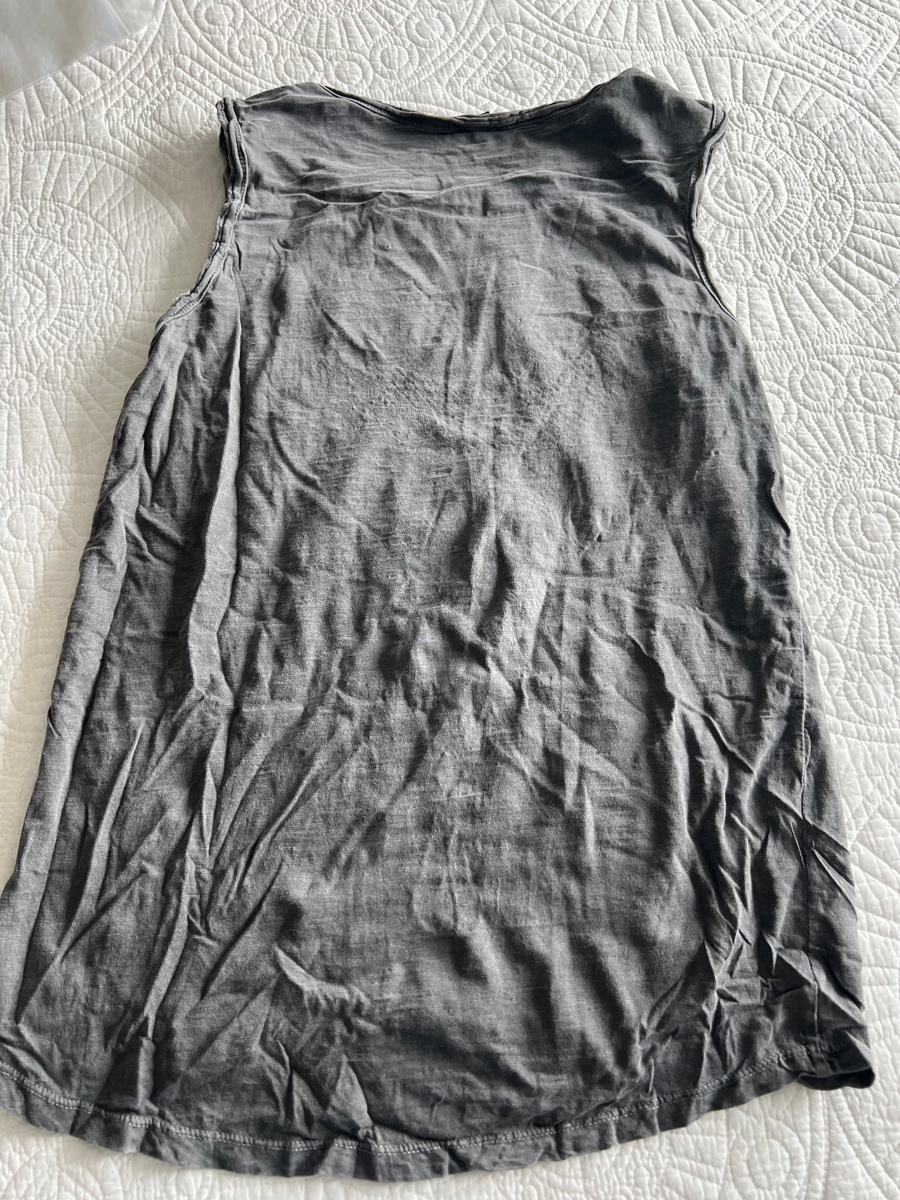 Grey vest top