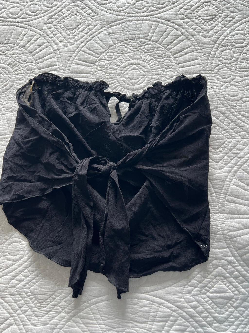 Morgan black tube top