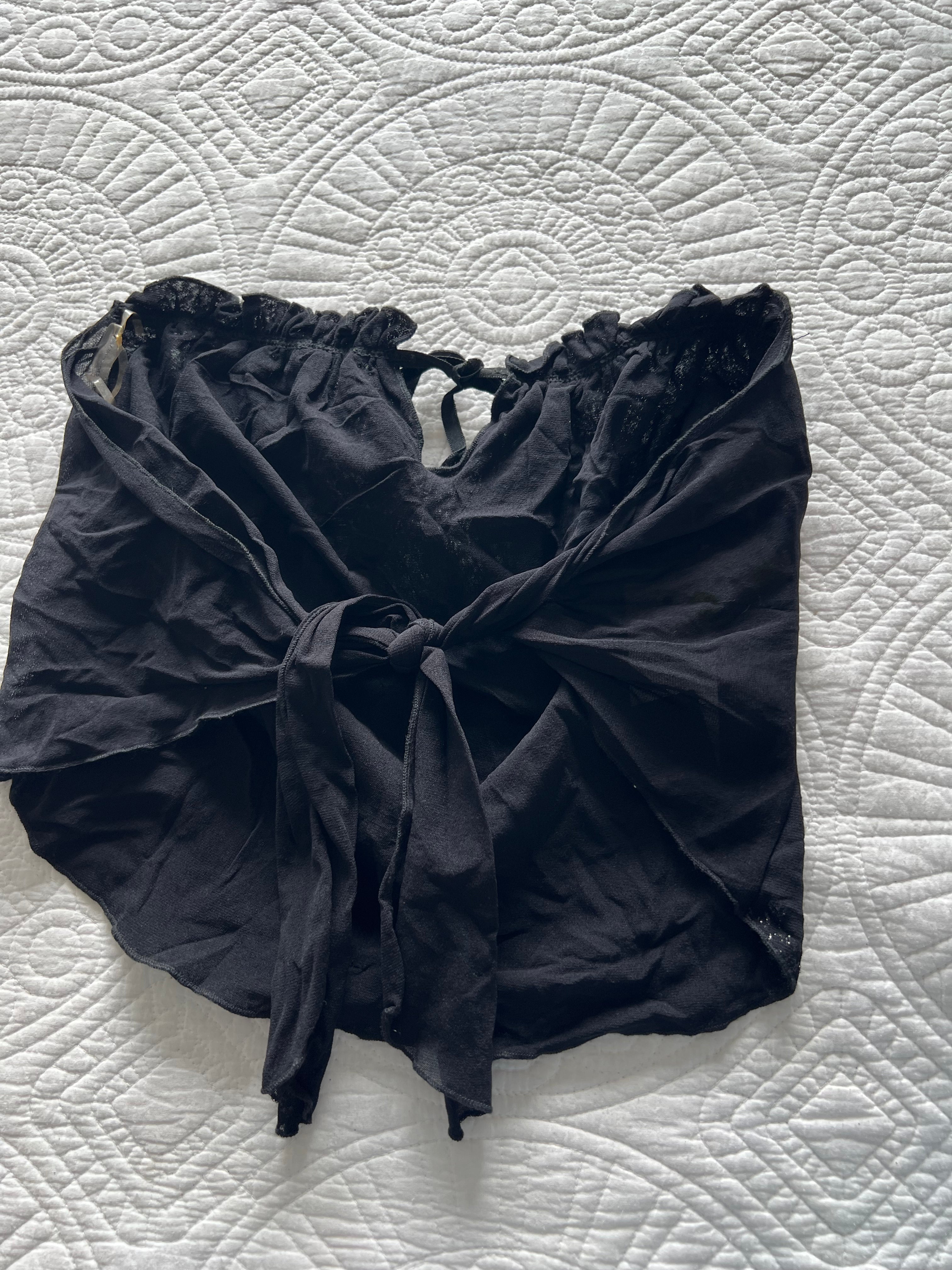 Morgan black tube top