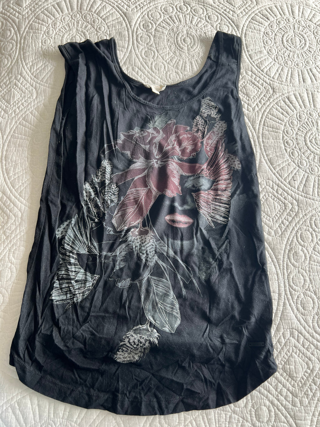 Diesel graphic vest top