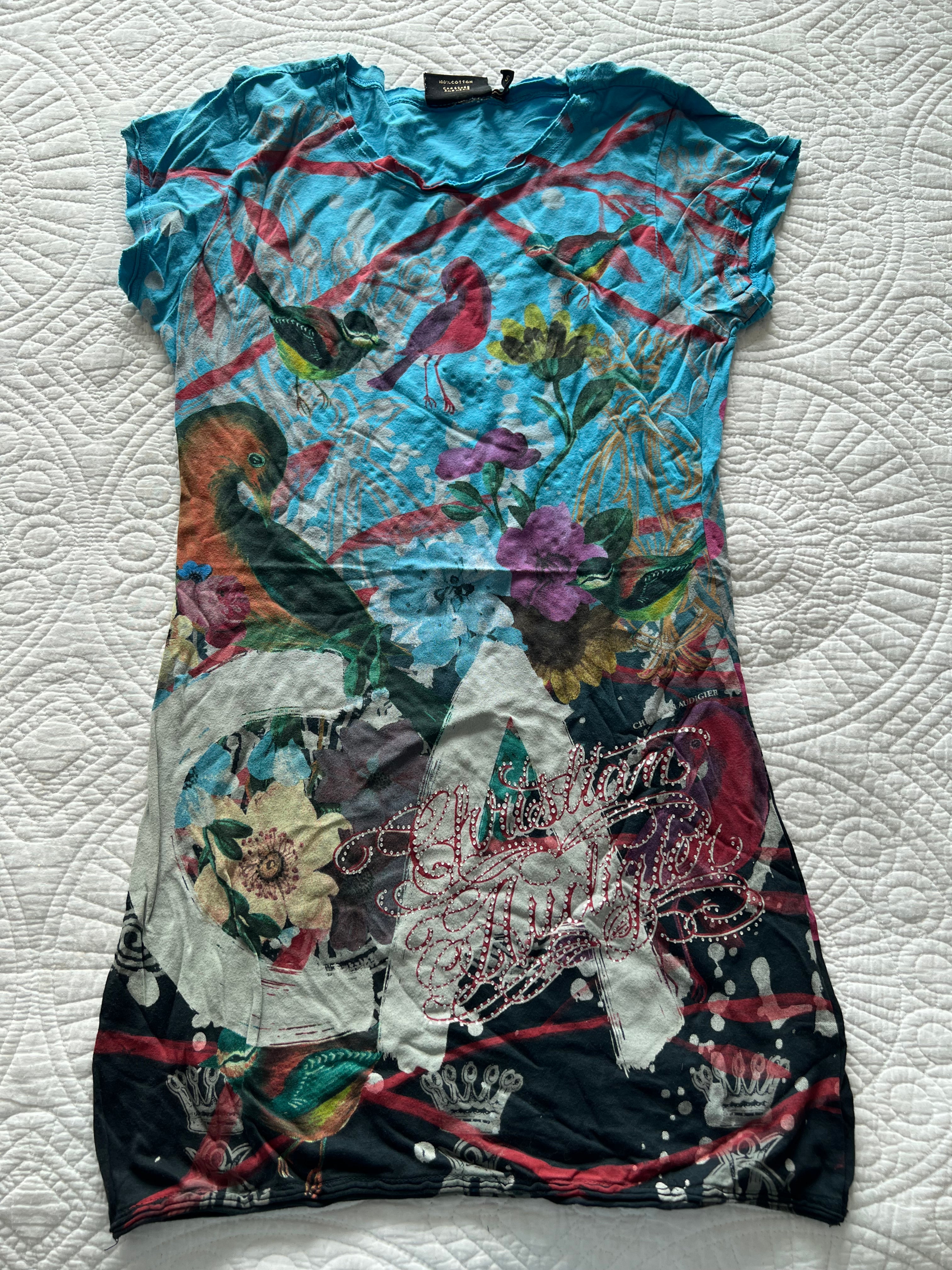 Ed Hardy graphic top