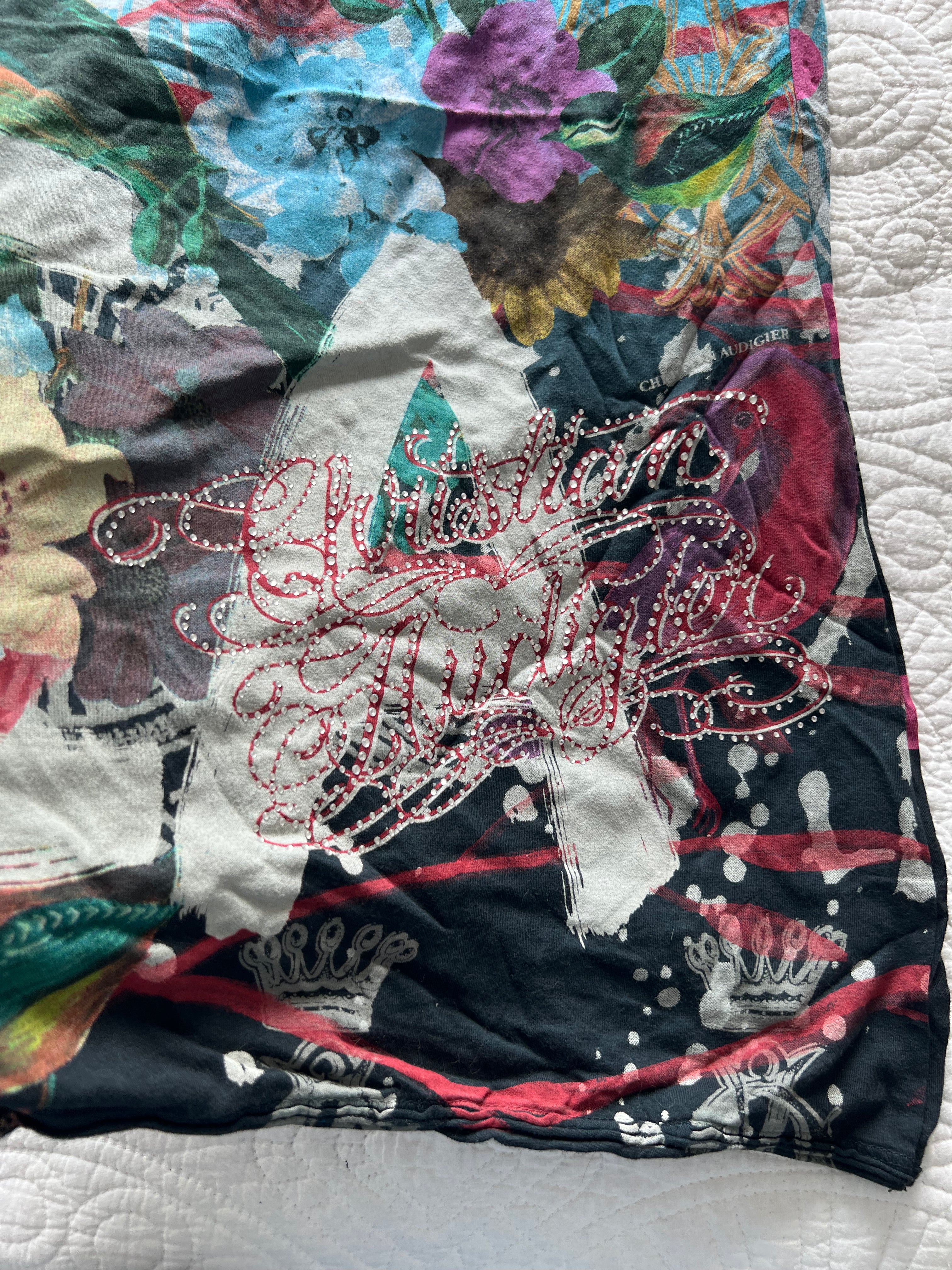 Ed Hardy graphic top