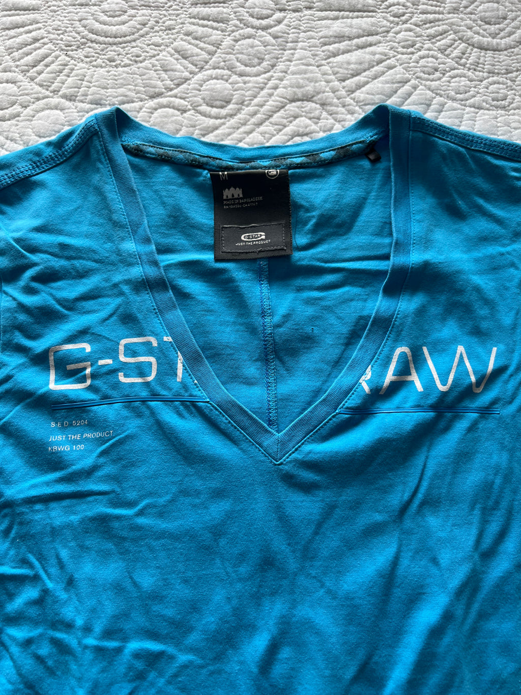 G star blue top