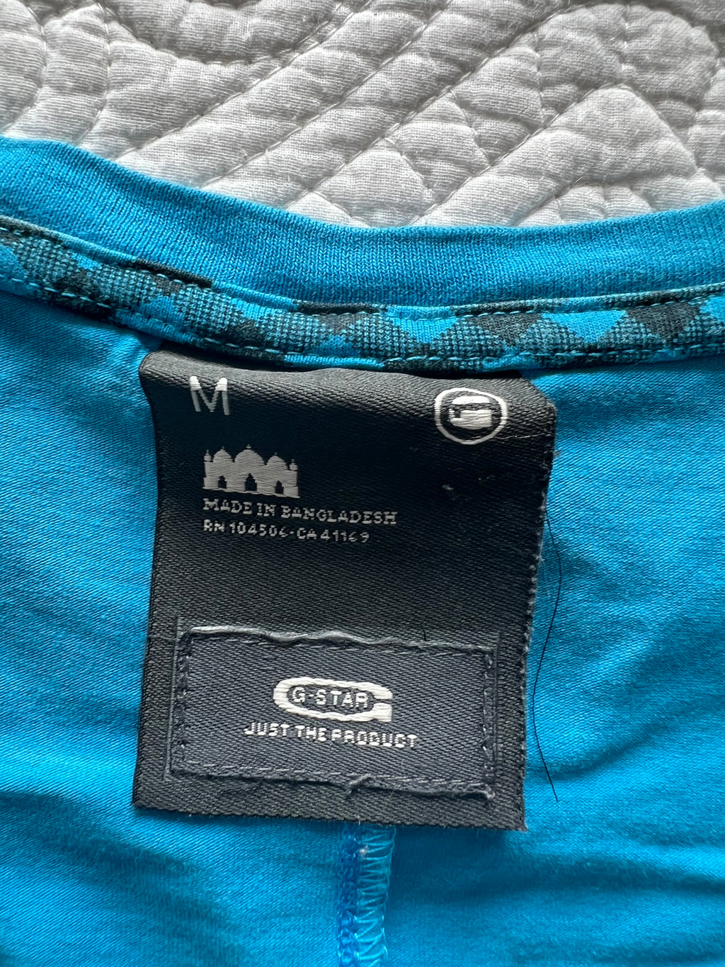 G star blue top