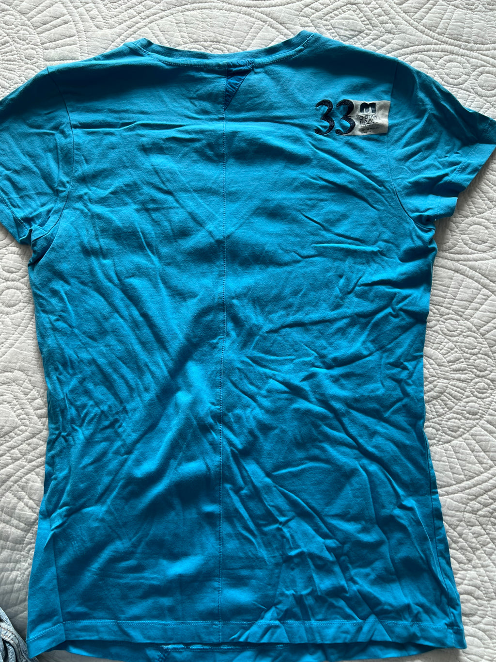 G star blue top