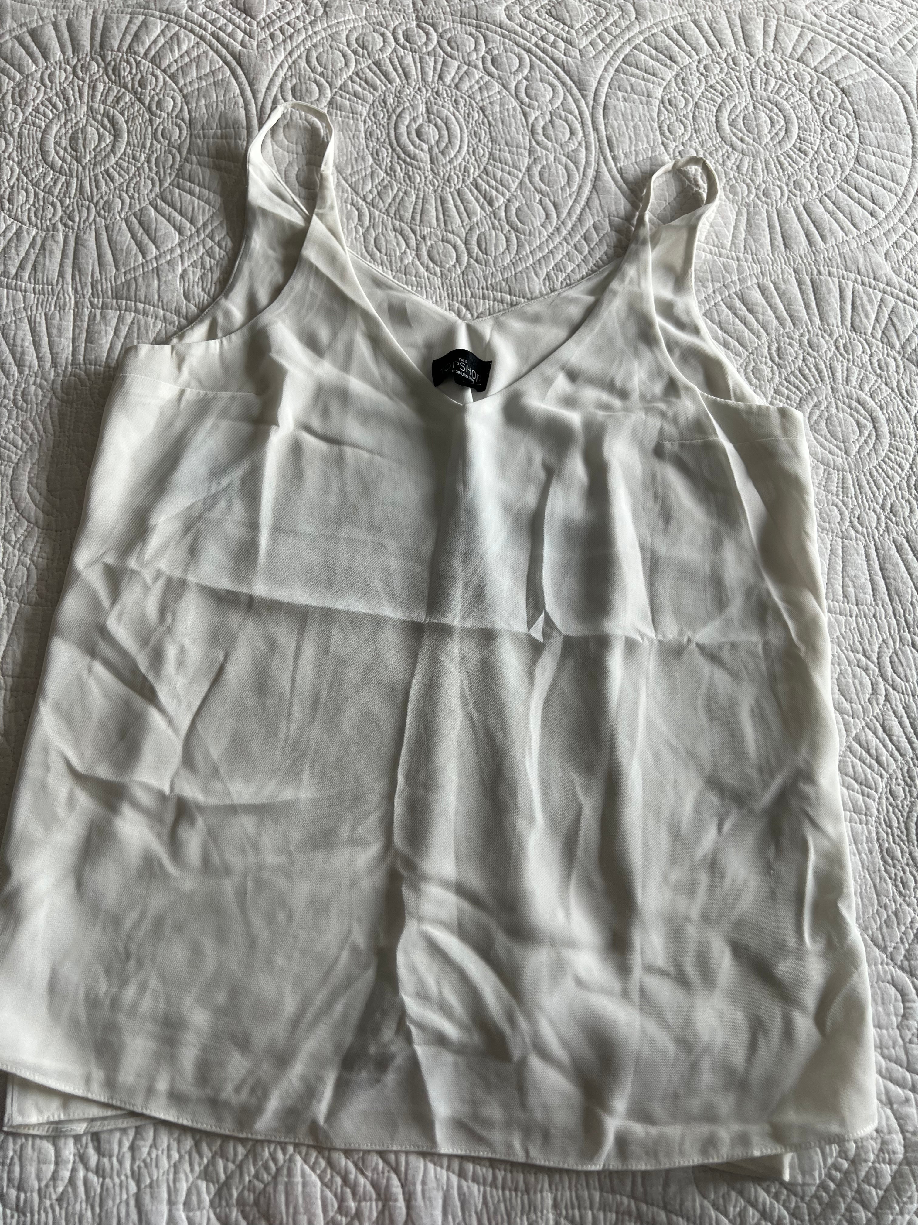 White strappy top