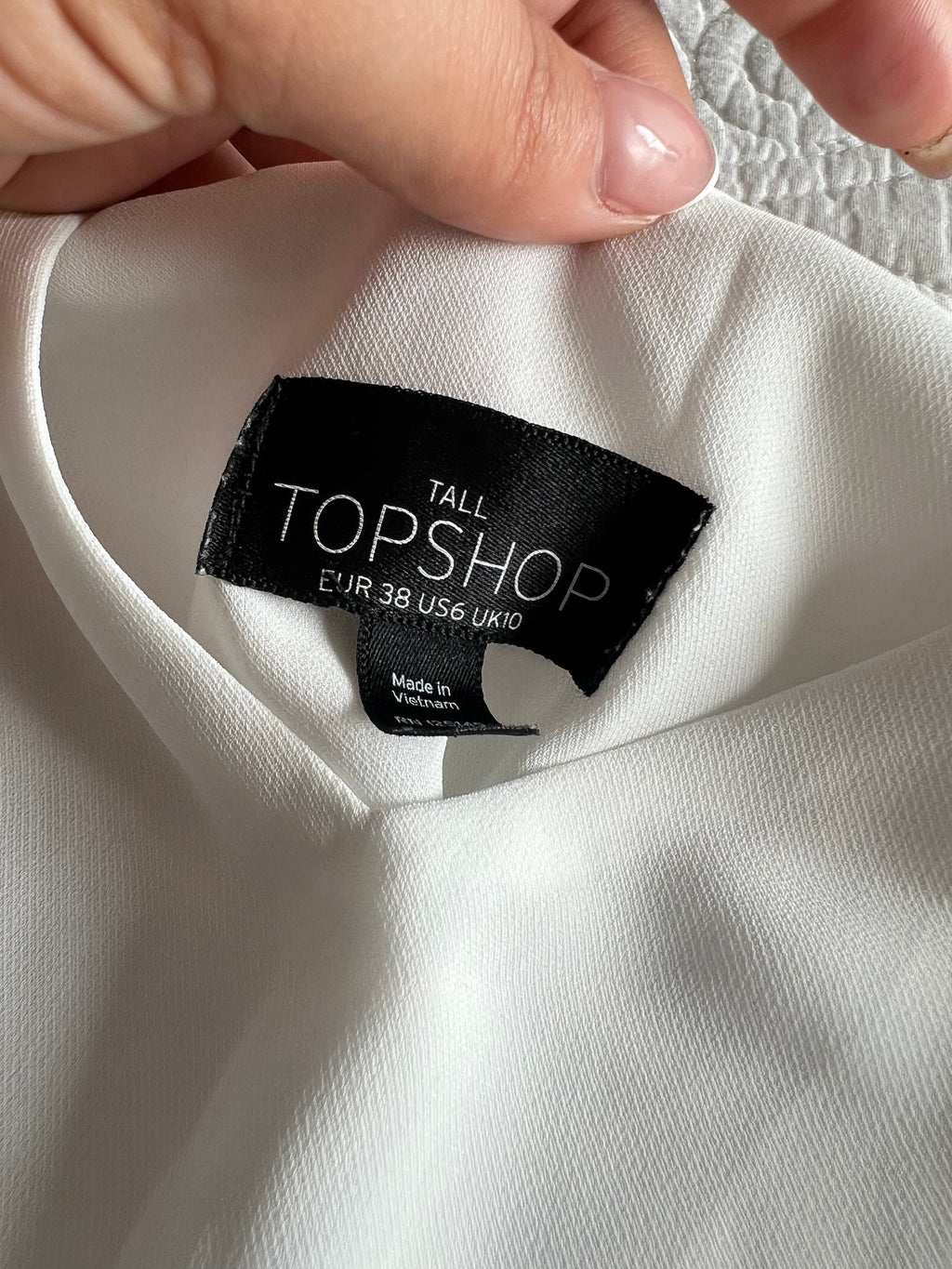 White strappy top