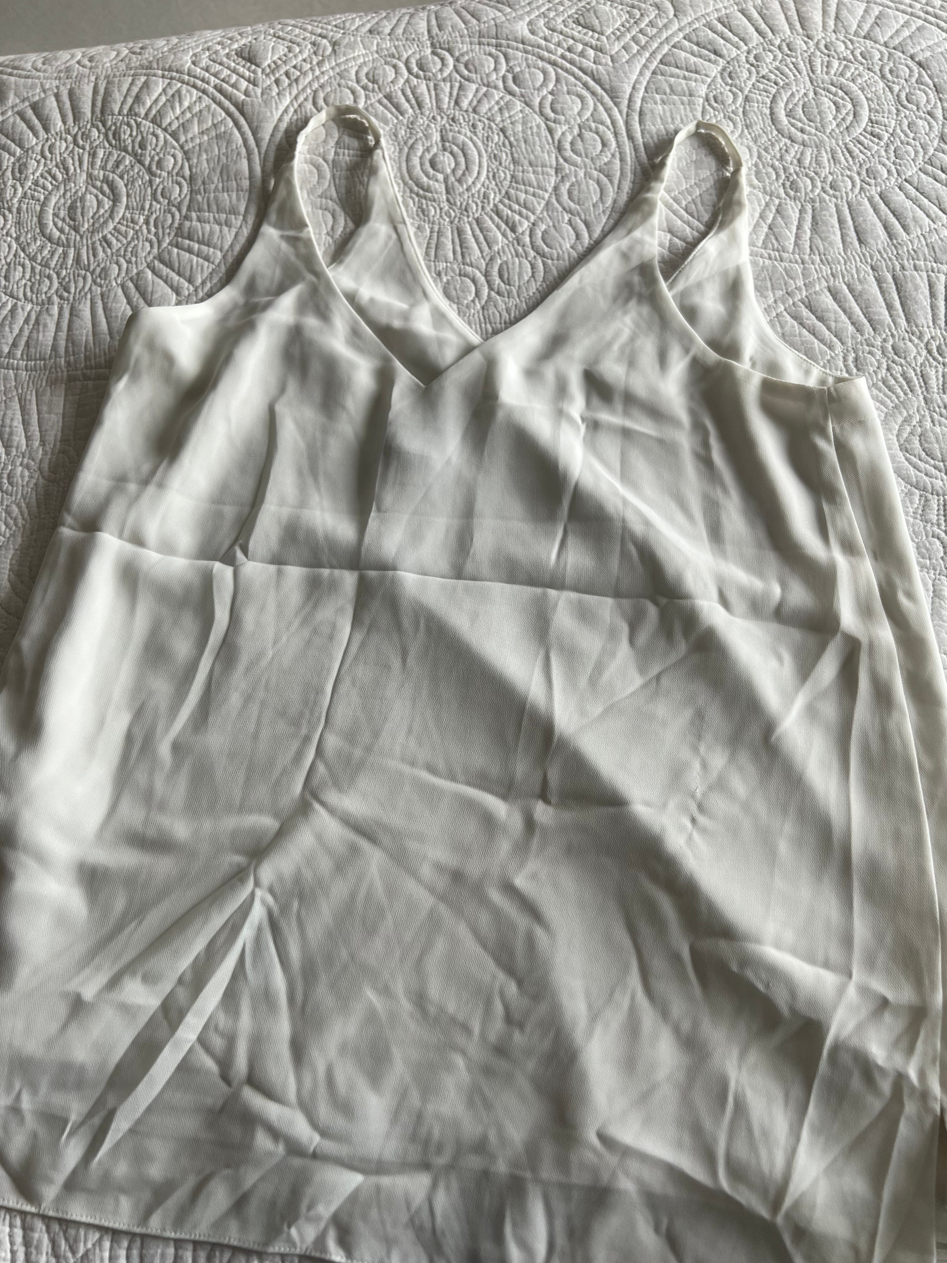 White strappy top