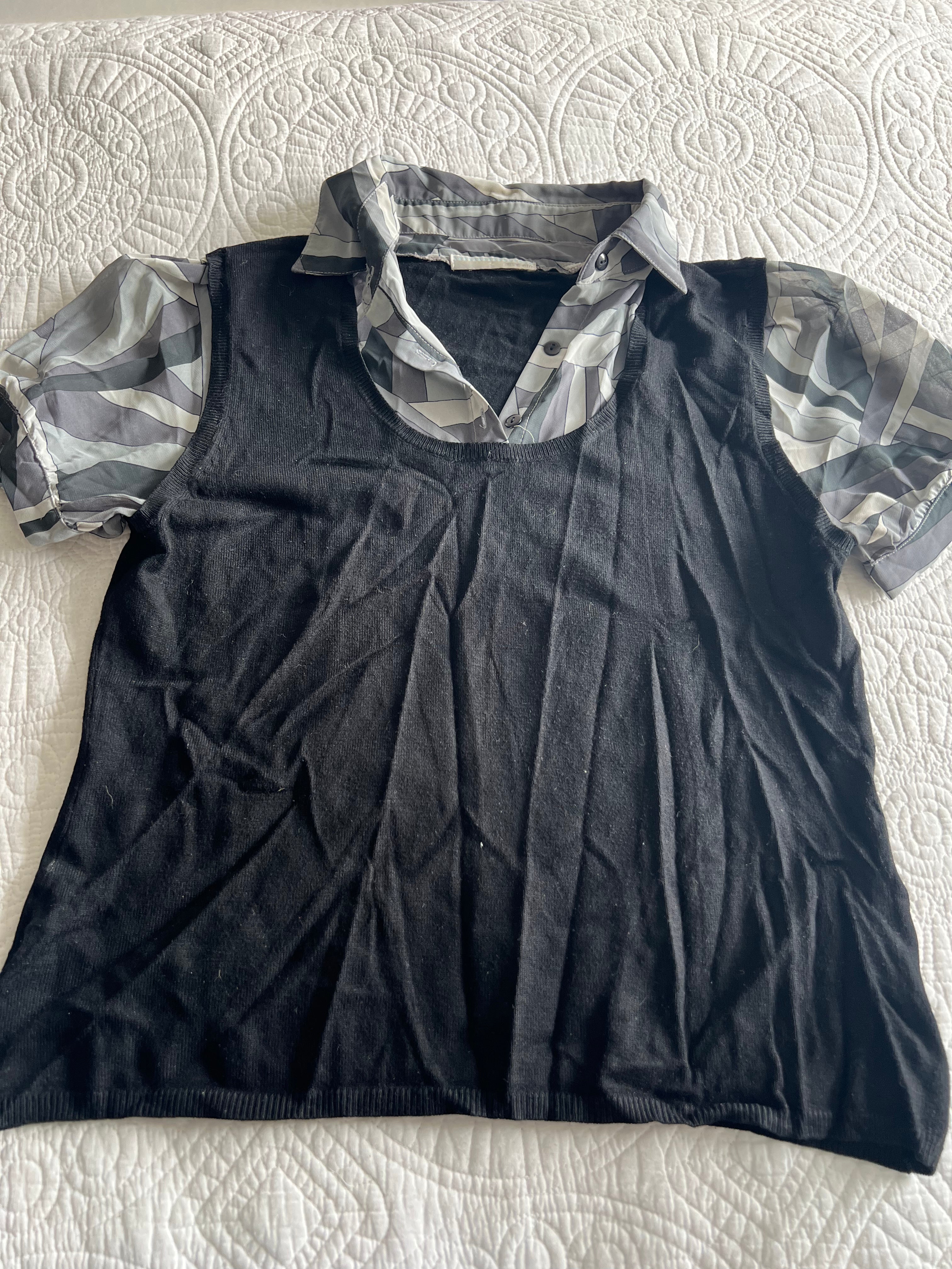 Black/grey jumper shirt