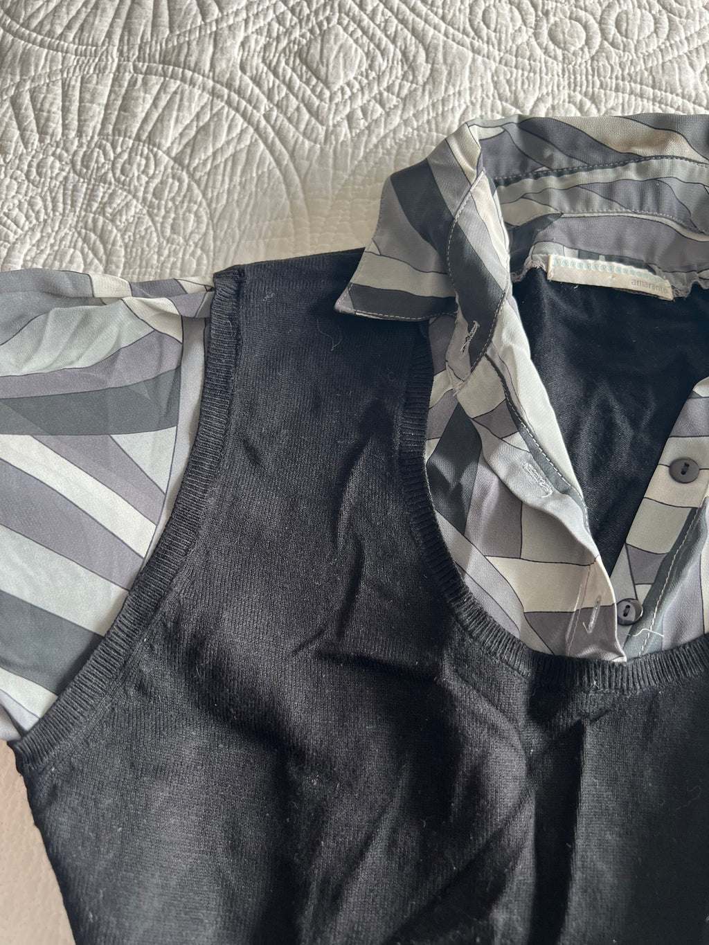 Black/grey jumper shirt