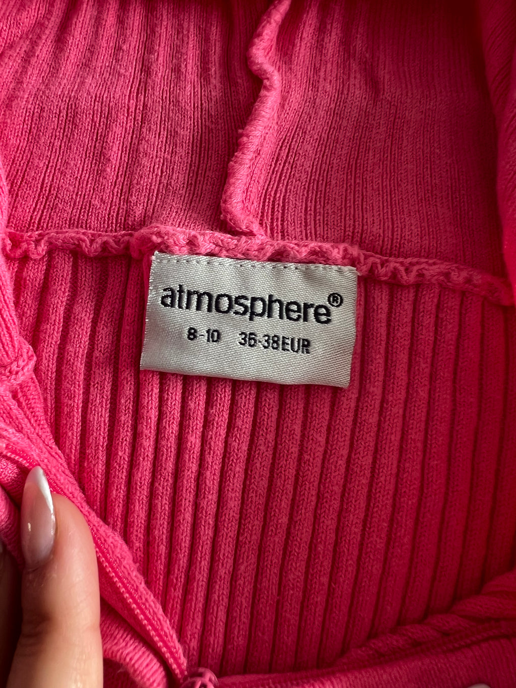 Pink quater sleeve jumper