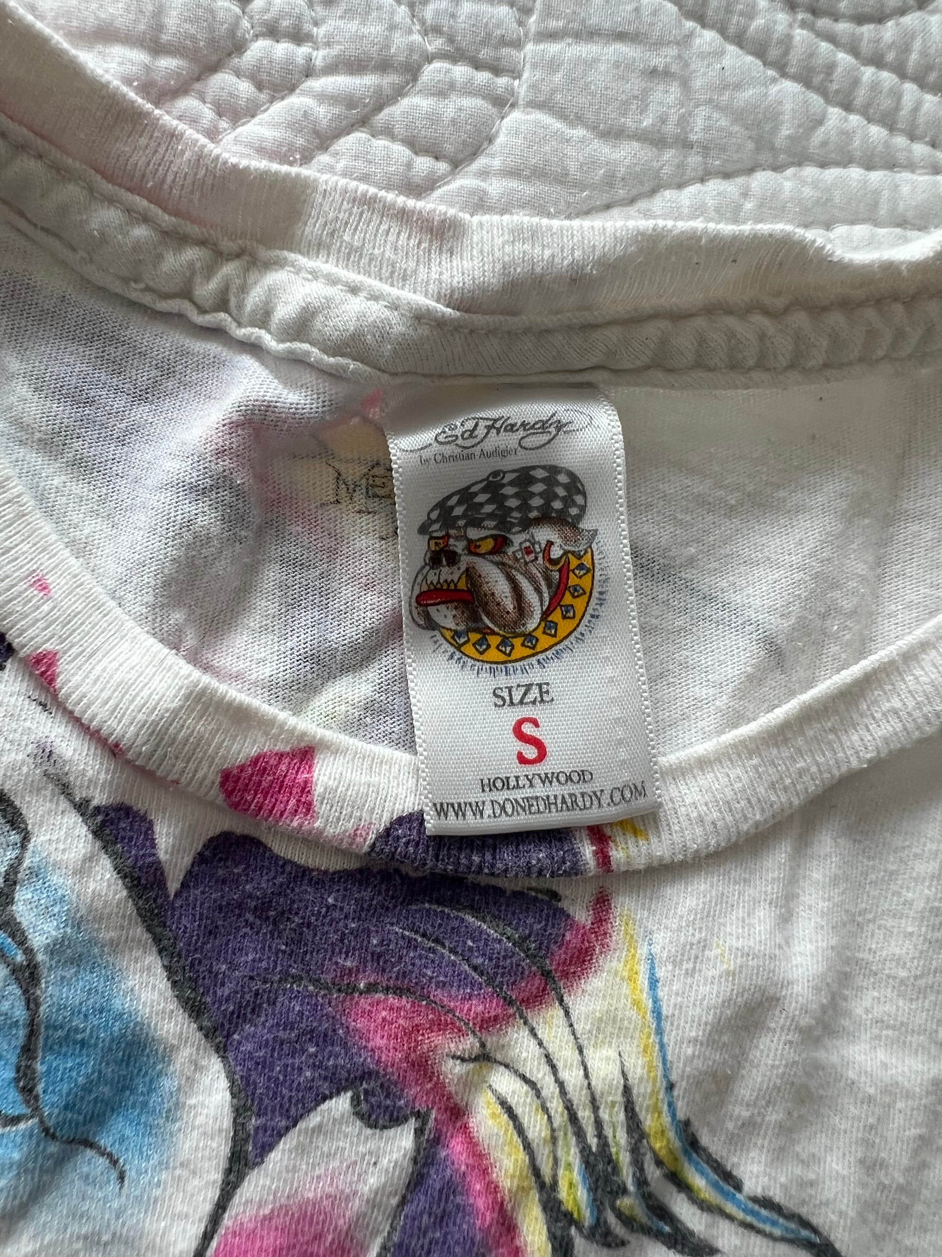 Ed Hardy graphic top
