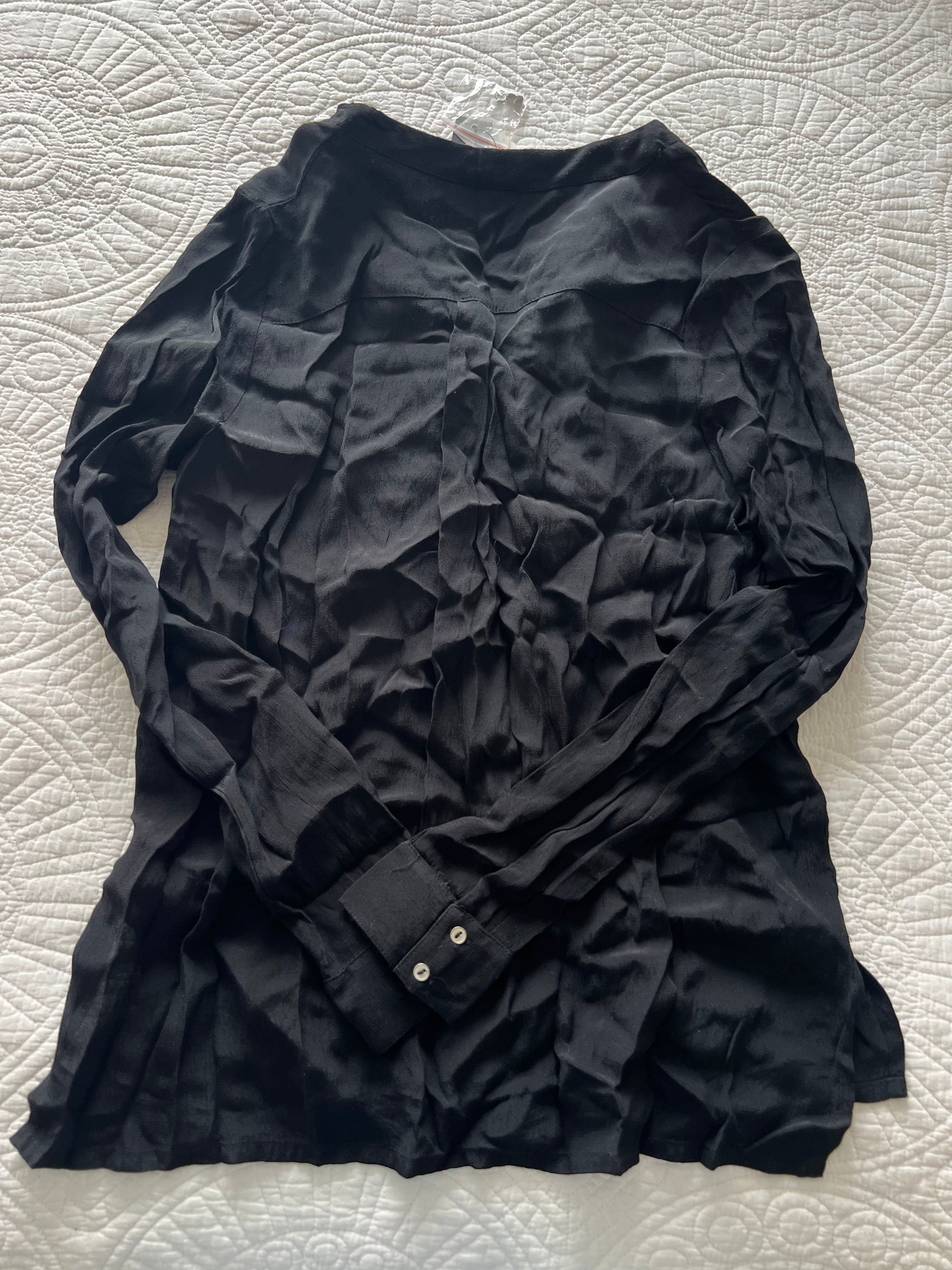 Black long sleeve top