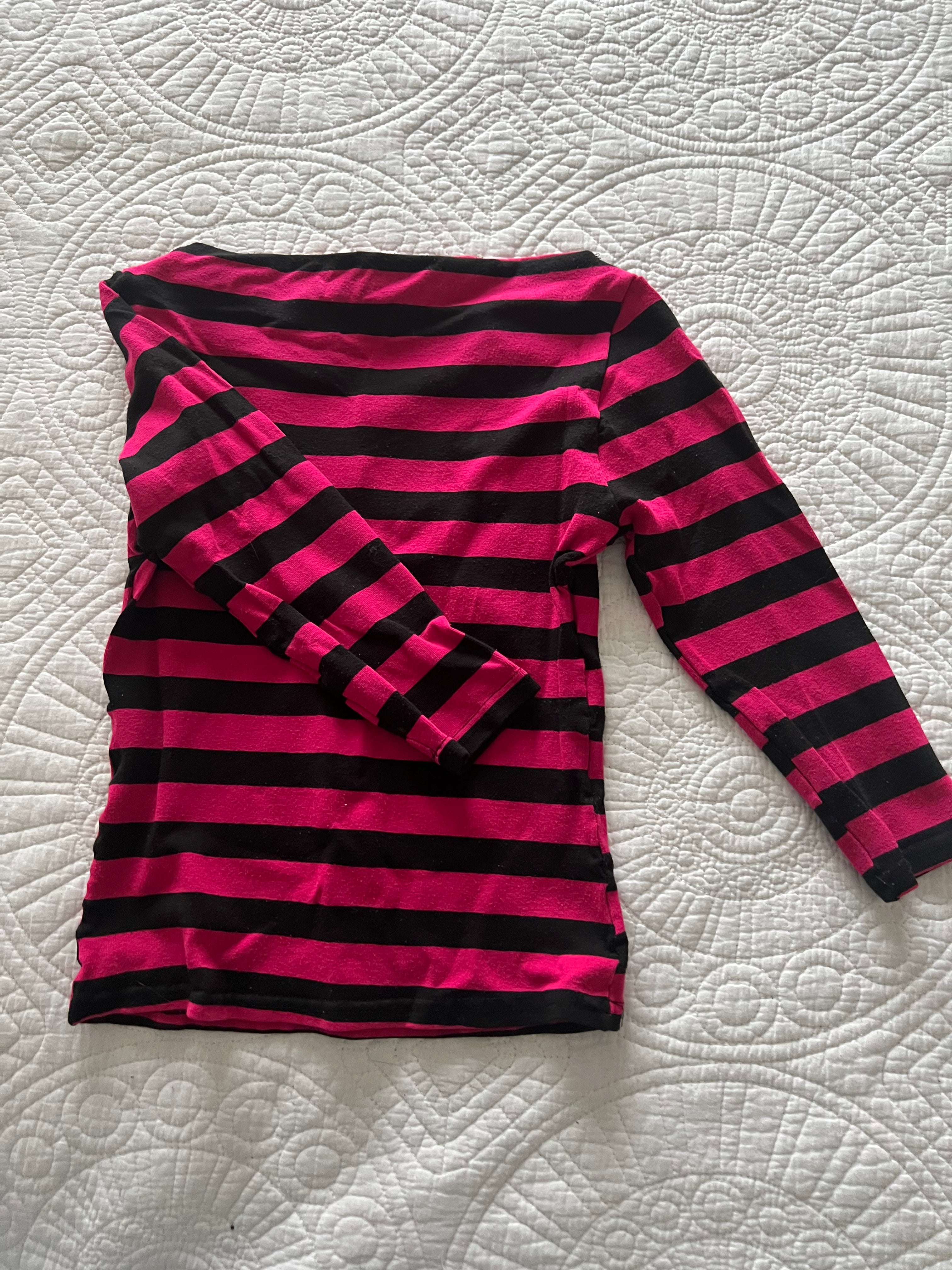 Pink stripy Jane Norman top