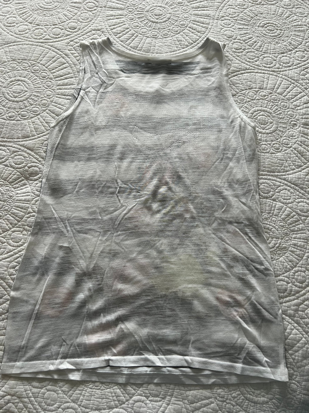 Stripy graphic vest