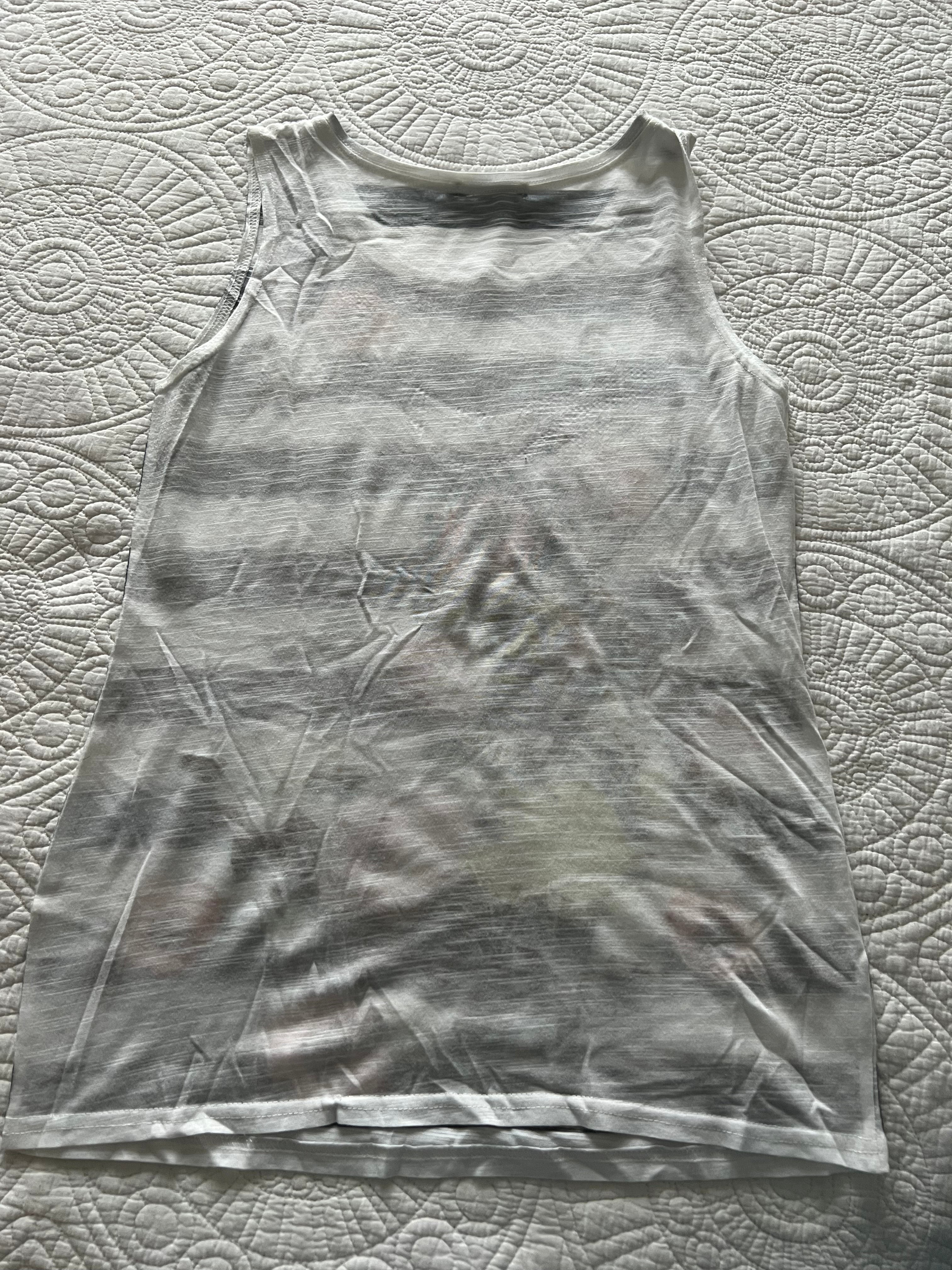 Stripy graphic vest