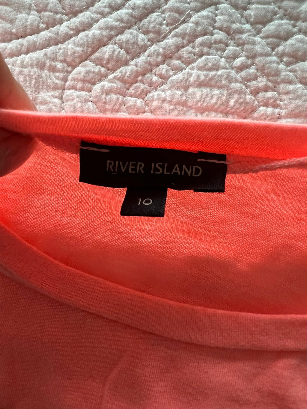 MTV coral orange vest