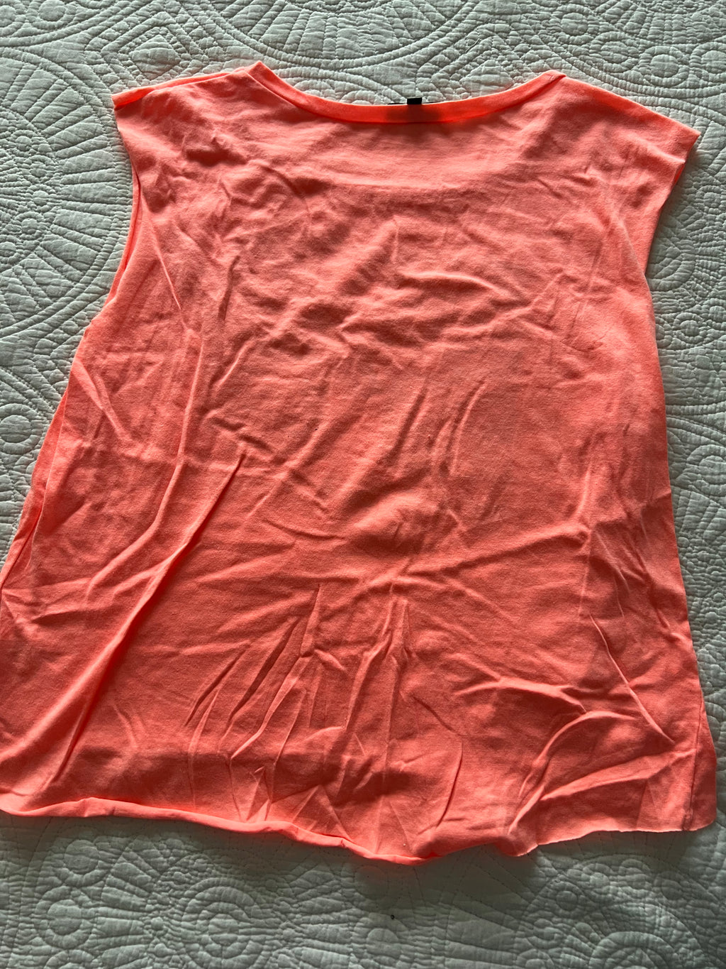 MTV coral orange vest